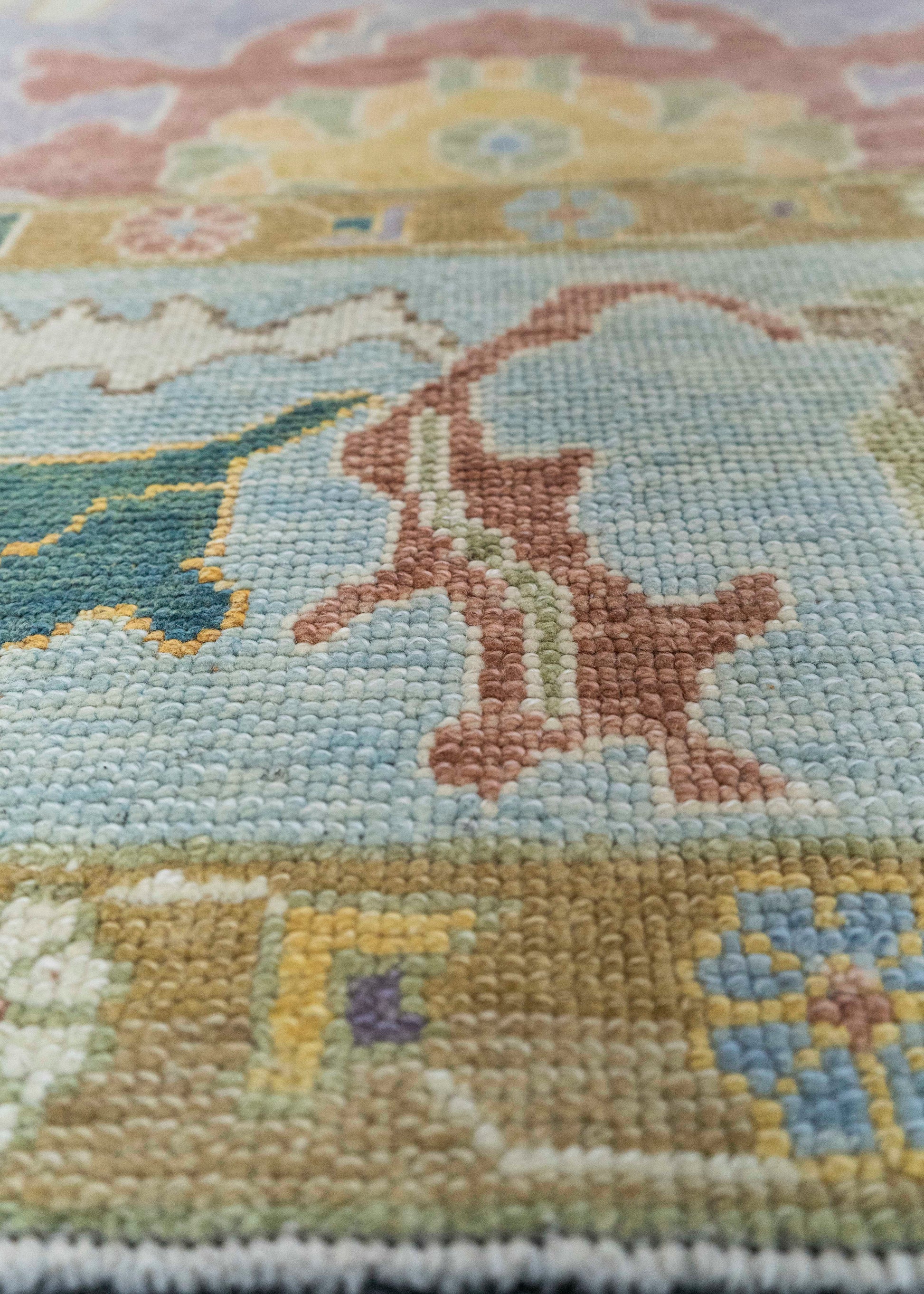 Turkish Oushak Rug 9'3" x 12'7" #20389