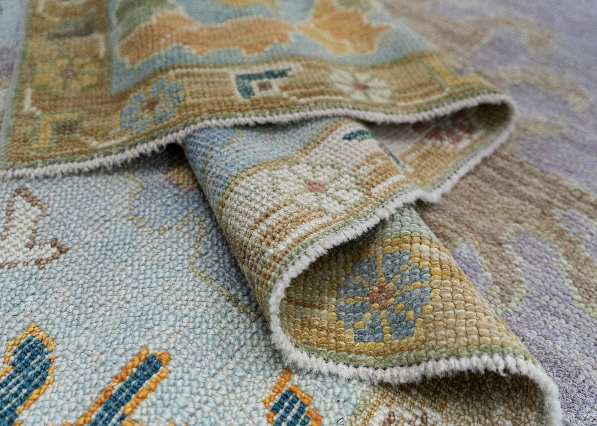 Turkish Oushak Rug 9'3" x 12'7" #20389