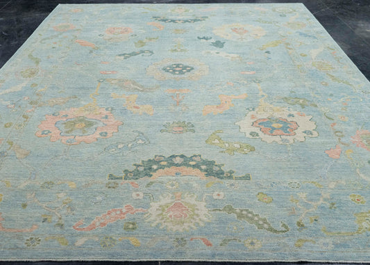 Turkish Oushak Rug 9'2" x 11'8" #20386