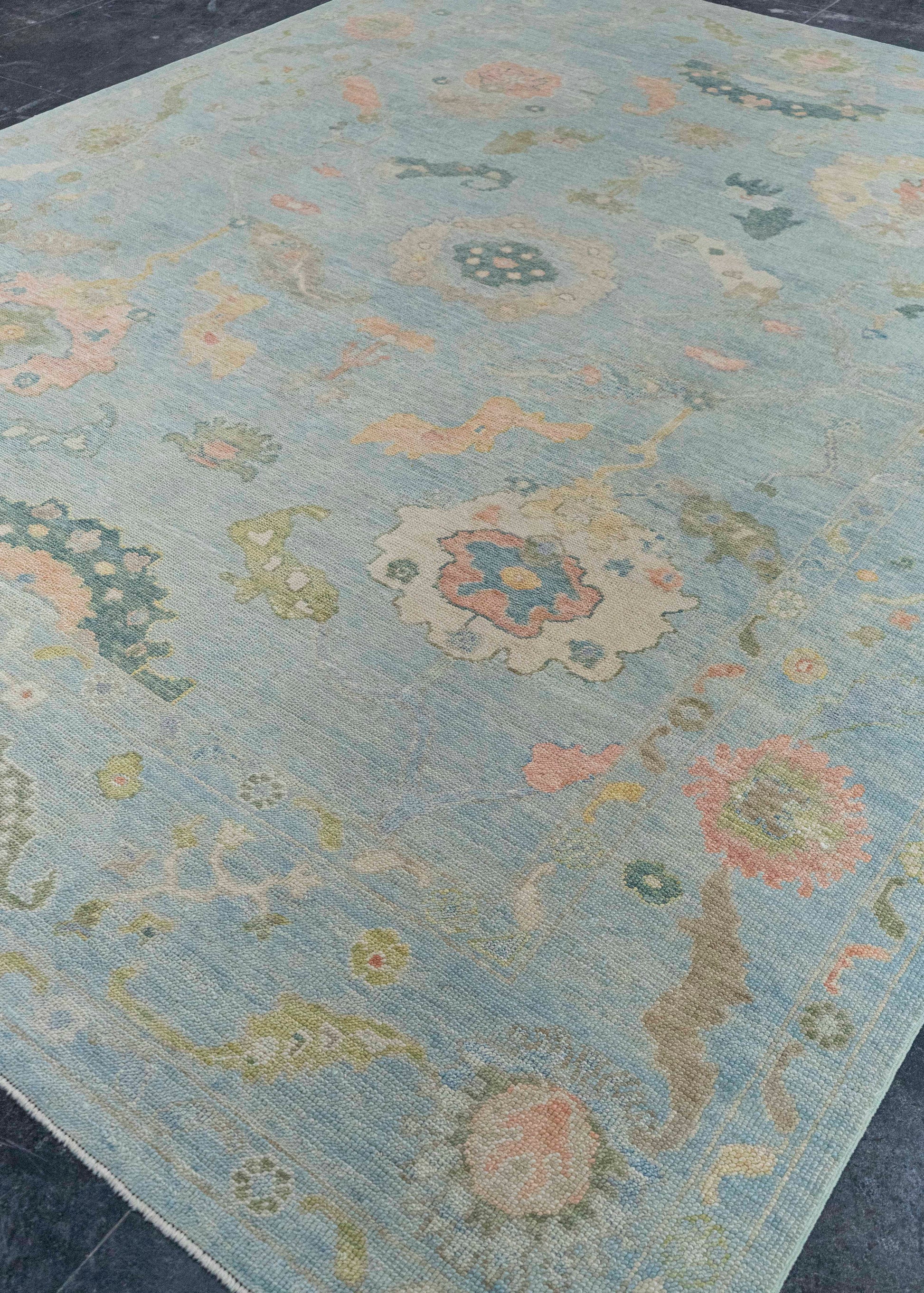 Turkish Oushak Rug 9'2" x 11'8" #20386