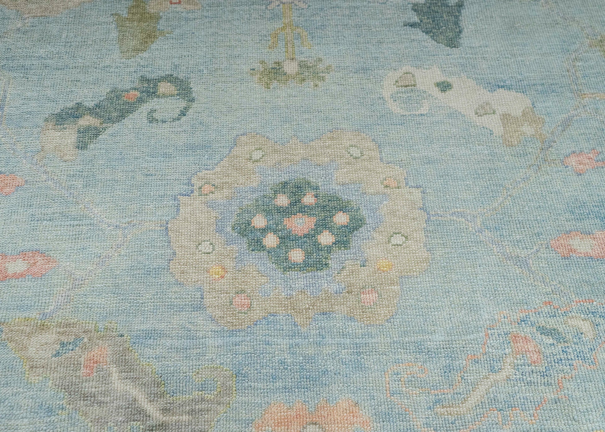 Turkish Oushak Rug 9'2" x 11'8" #20386