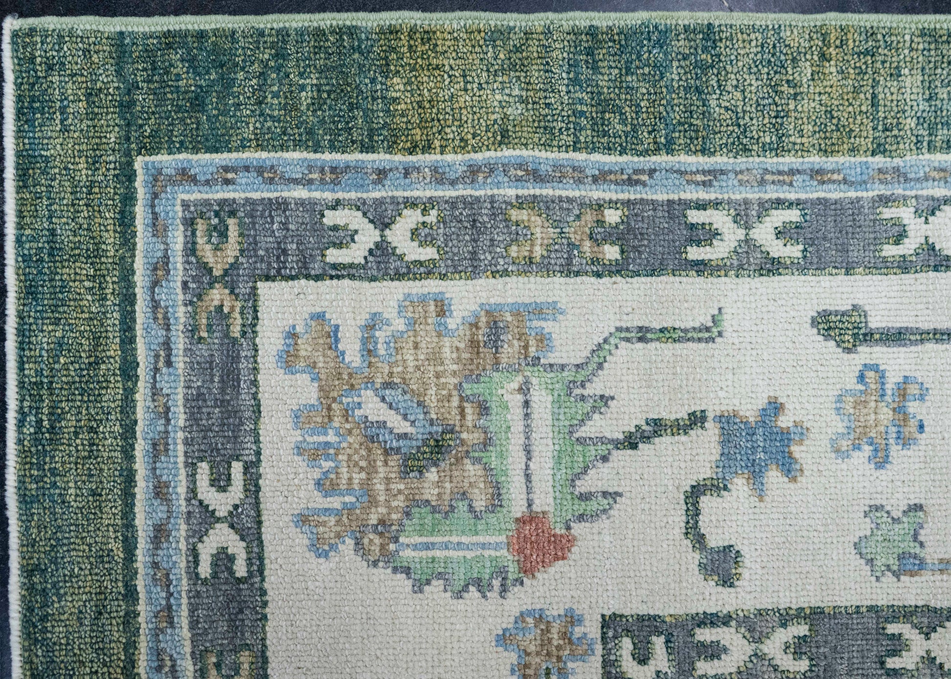 Turkish Oushak Rug 9'2" x 12'10" #20408