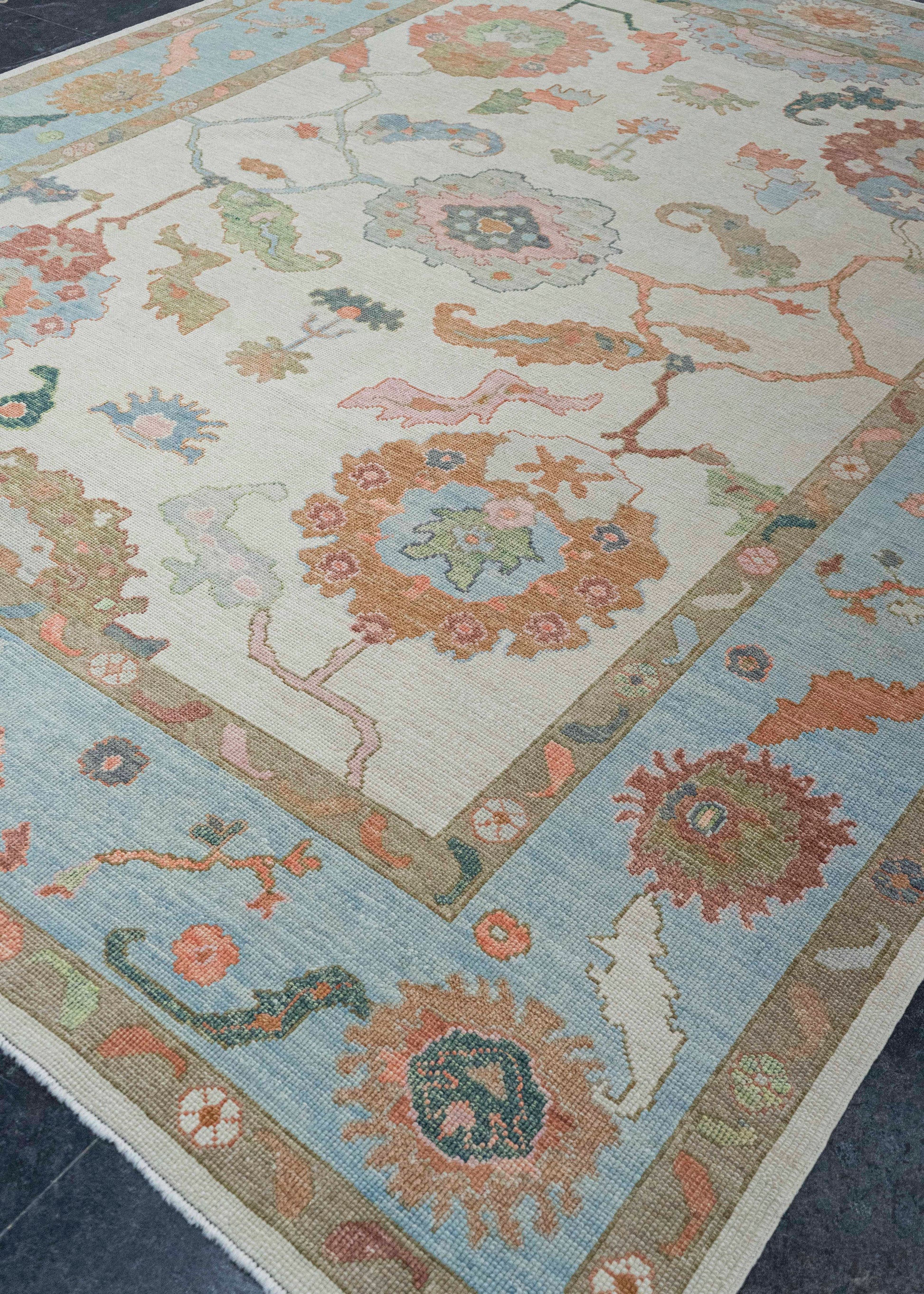 Turkish Oushak Rug 9'4" x 11'9" #20372