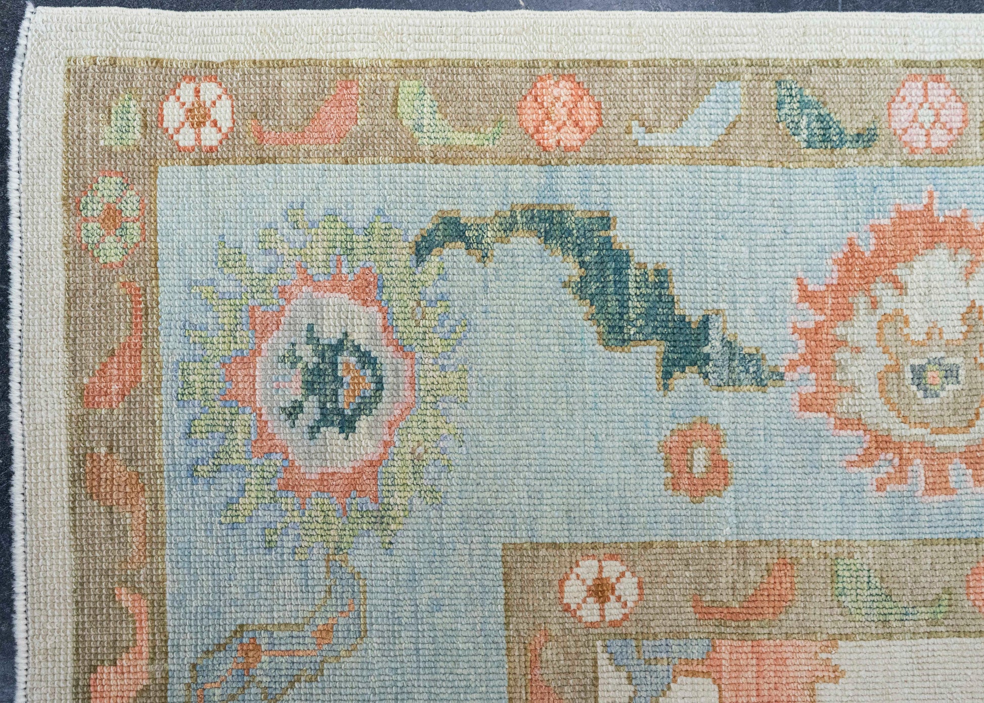 Turkish Oushak Rug 9'4" x 11'9" #20372