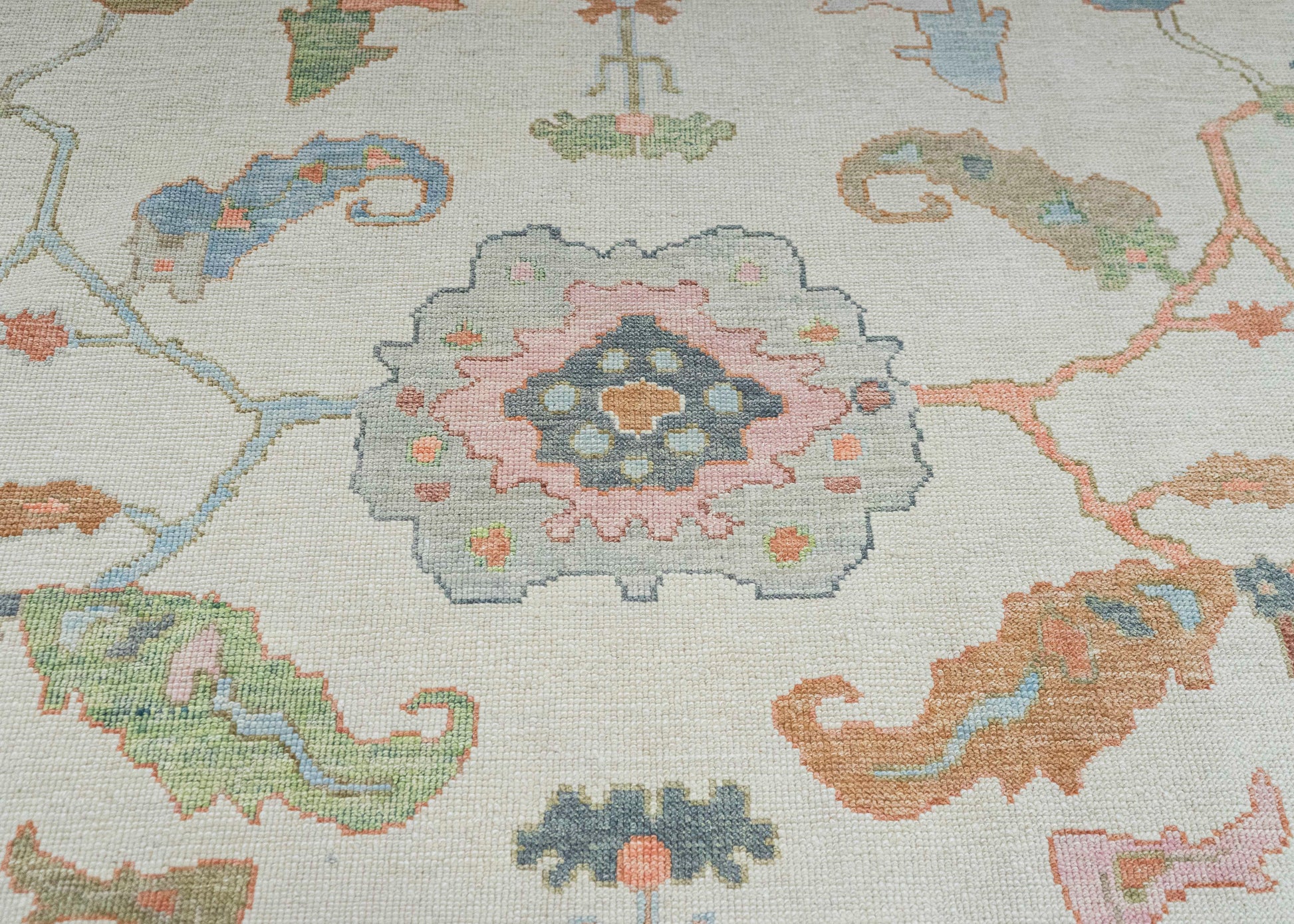 Turkish Oushak Rug 9'4" x 11'9" #20372