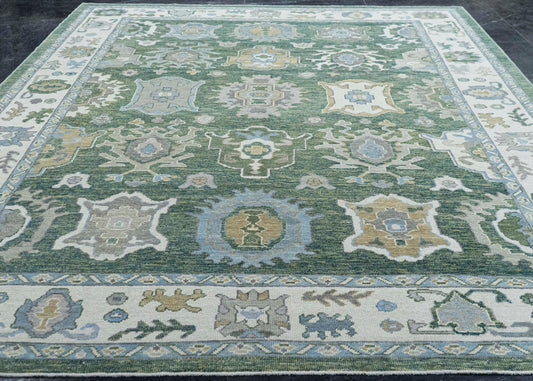 Turkish Oushak Rug 9'3" x 12'3" #20381