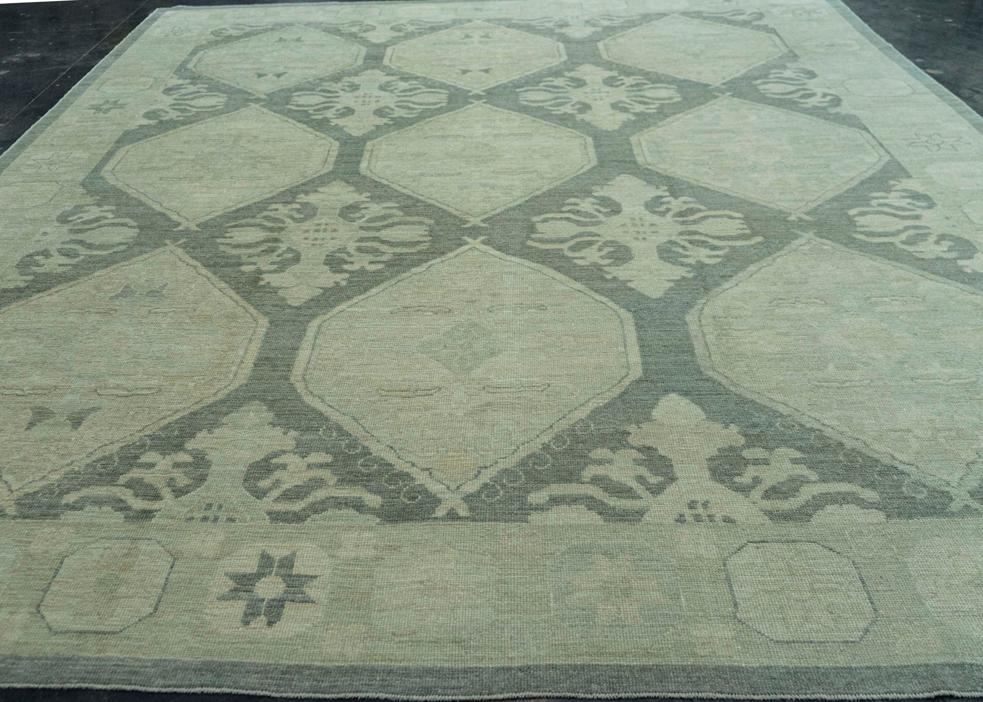 Turkish Oushak Rug 11'11" x 15'3" #19420