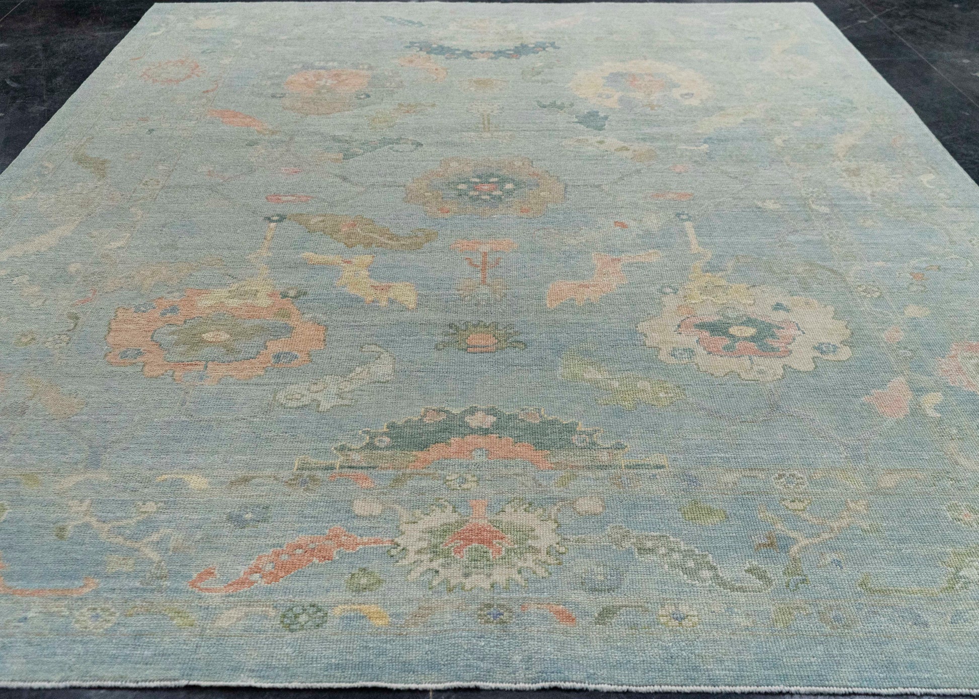 Turkish Oushak Rug 9'4" x 11'10" #20377