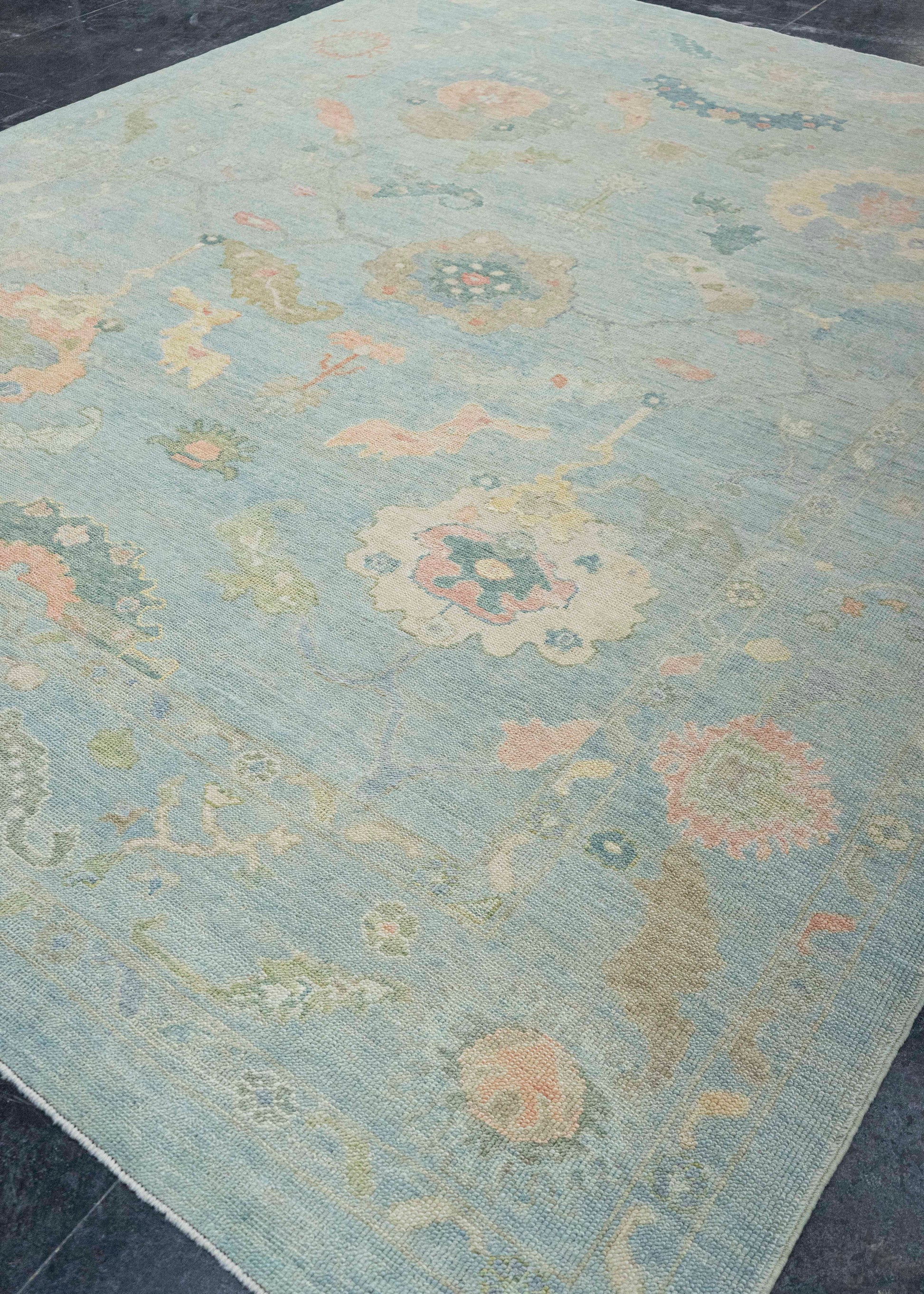 Turkish Oushak Rug 9'4" x 11'10" #20377