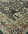 Turkish Oushak Old Wool Rug  12'6" x 14'11" #30143