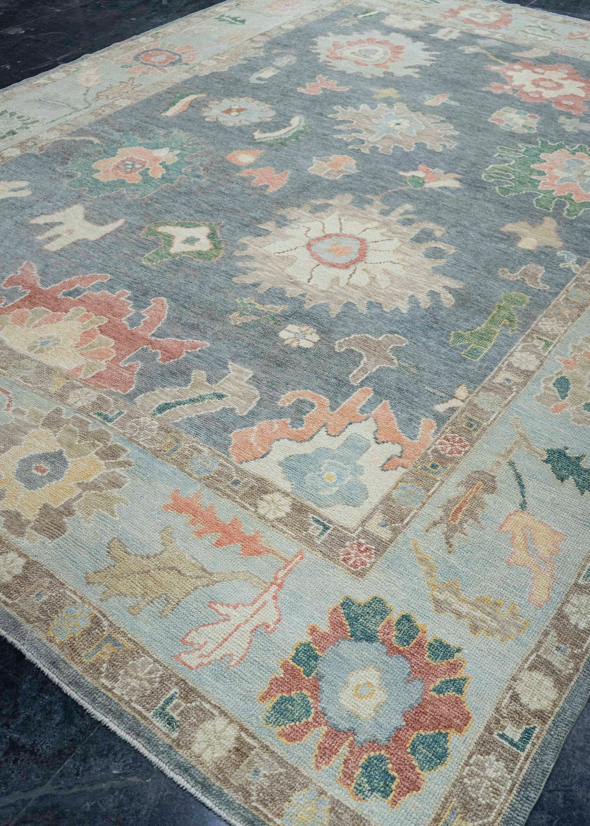 Turkish Oushak Rug 9'6" x 13' #20376