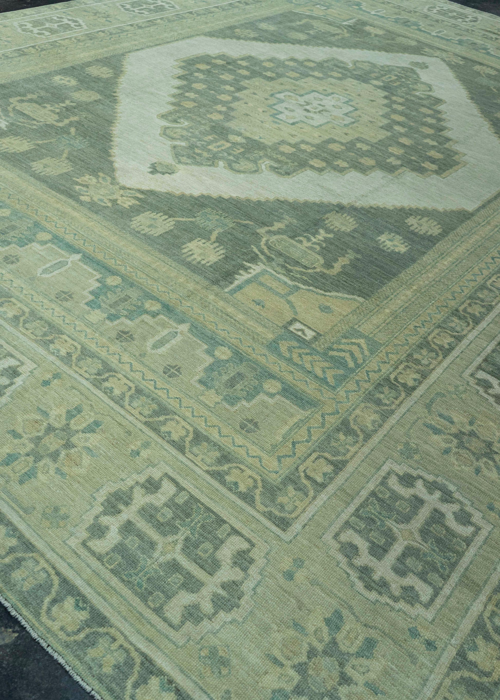Turkish Oushak Antique Look Rug 11'11" x 16' #20052