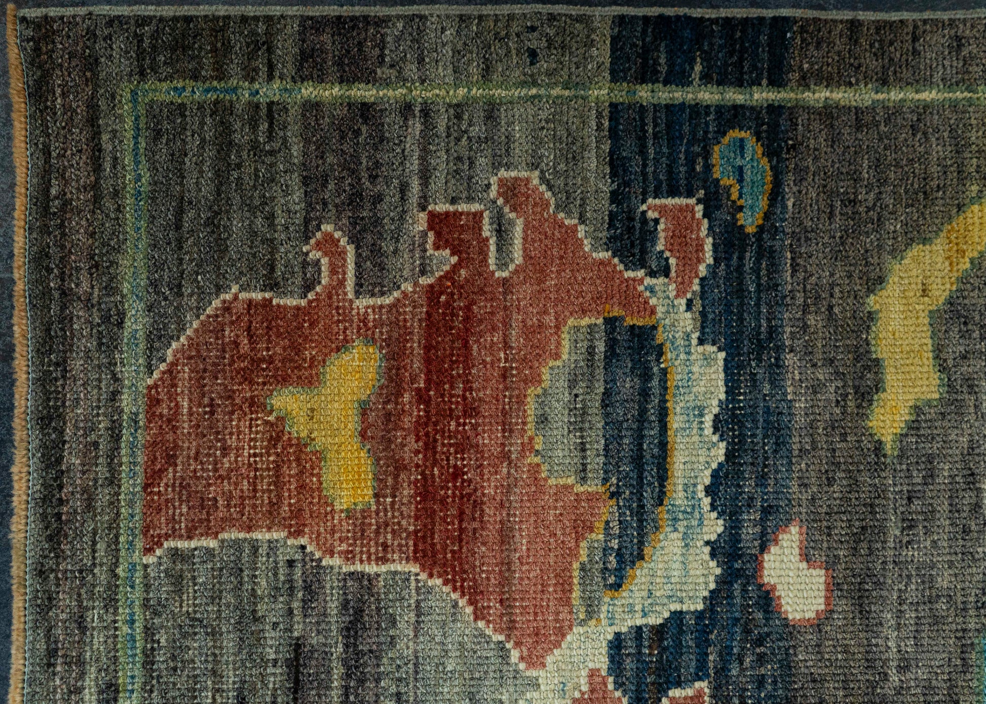 Turkish Oushak Old Wool Rug  12' x 14'7" #19520