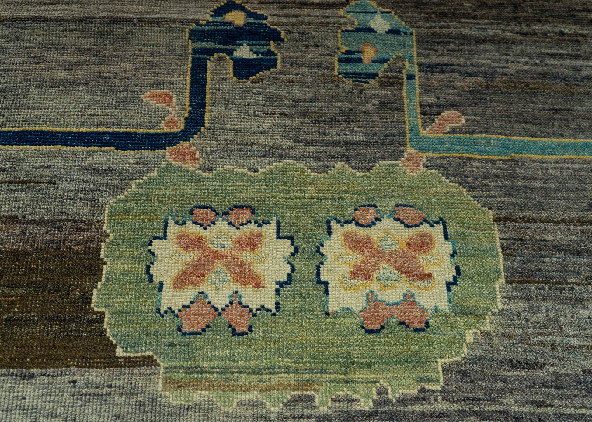 Turkish Oushak Old Wool Rug  12' x 14'7" #19520