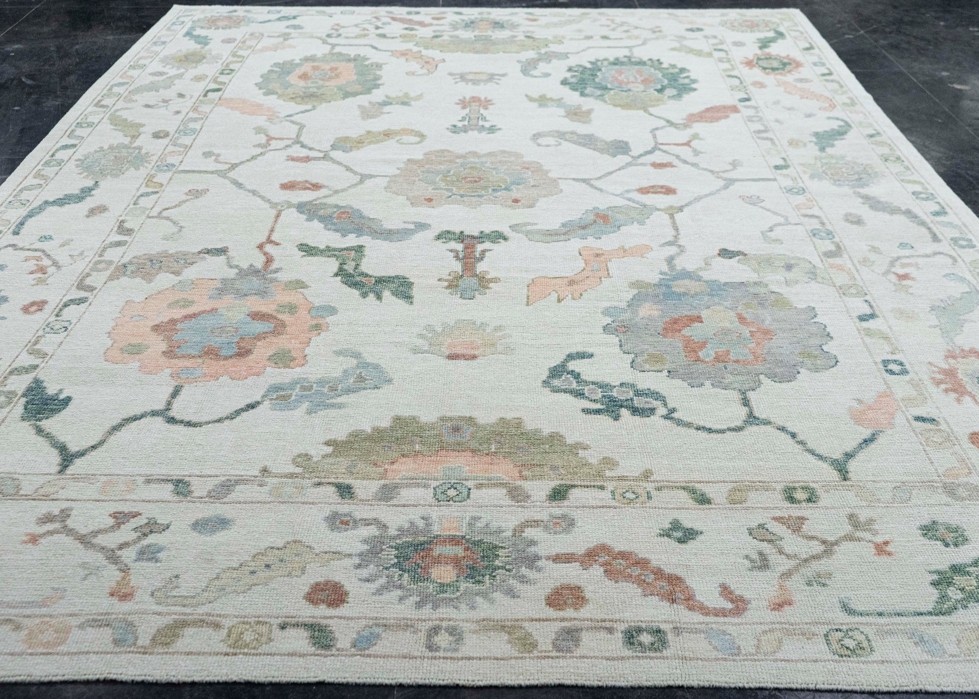 Turkish Oushak Rug 9'4" x 12'11" #20385