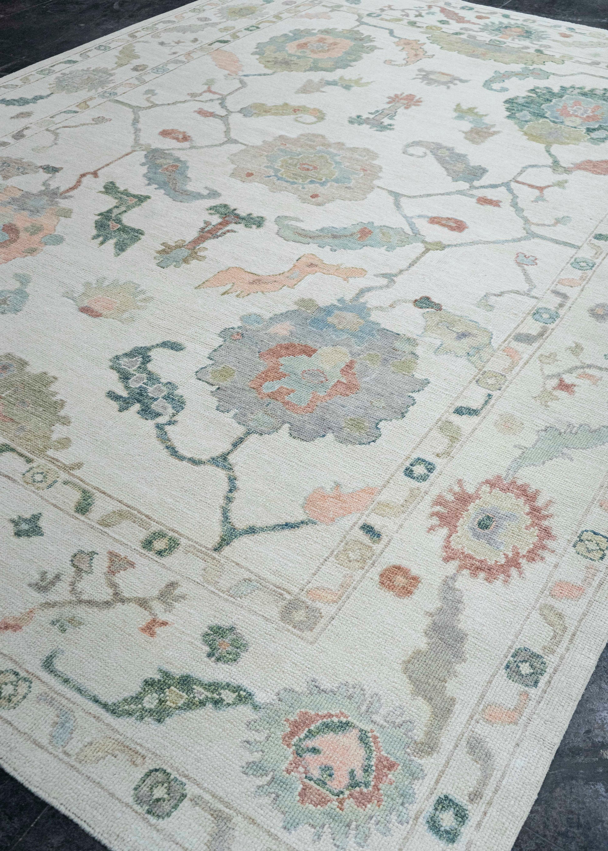 Turkish Oushak Rug 9'4" x 12'11" #20385