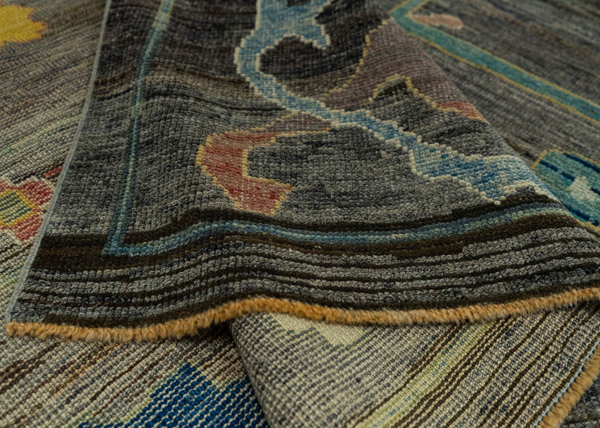 Turkish Oushak Old Wool Rug  12' x 14'7" #19520