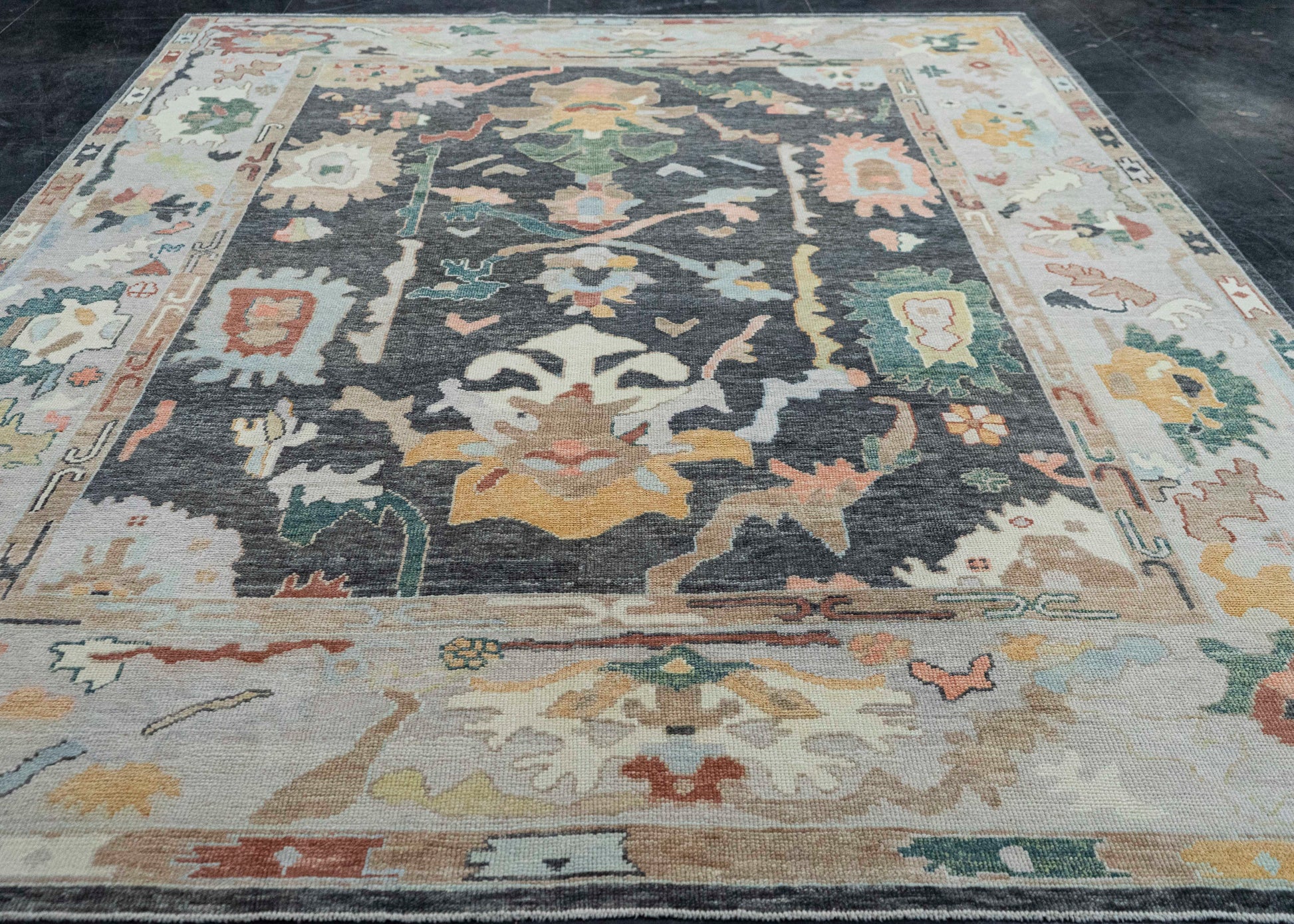 Turkish Oushak Rug 9'4" x 12'5" #20379