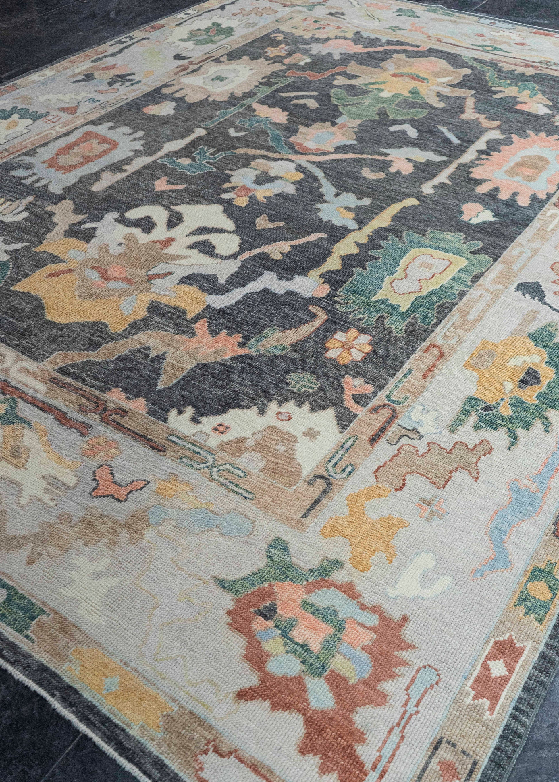 Turkish Oushak Rug 9'4" x 12'5" #20379