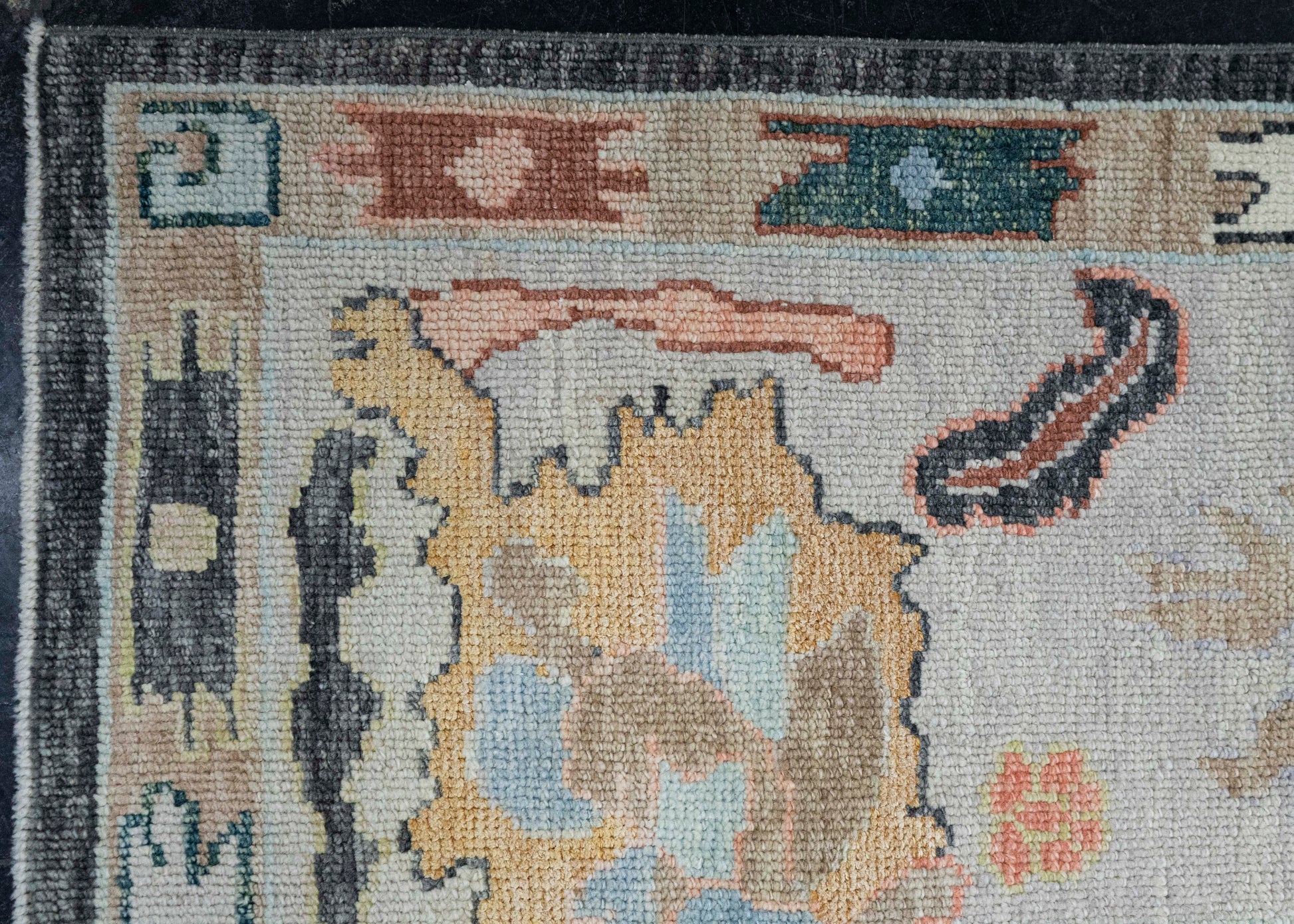 Turkish Oushak Rug 9'4" x 12'5" #20379