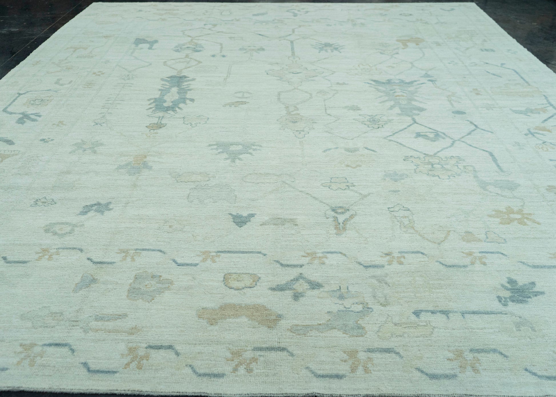 Turkish Oushak Rug 12'1" x 15'8" #19263