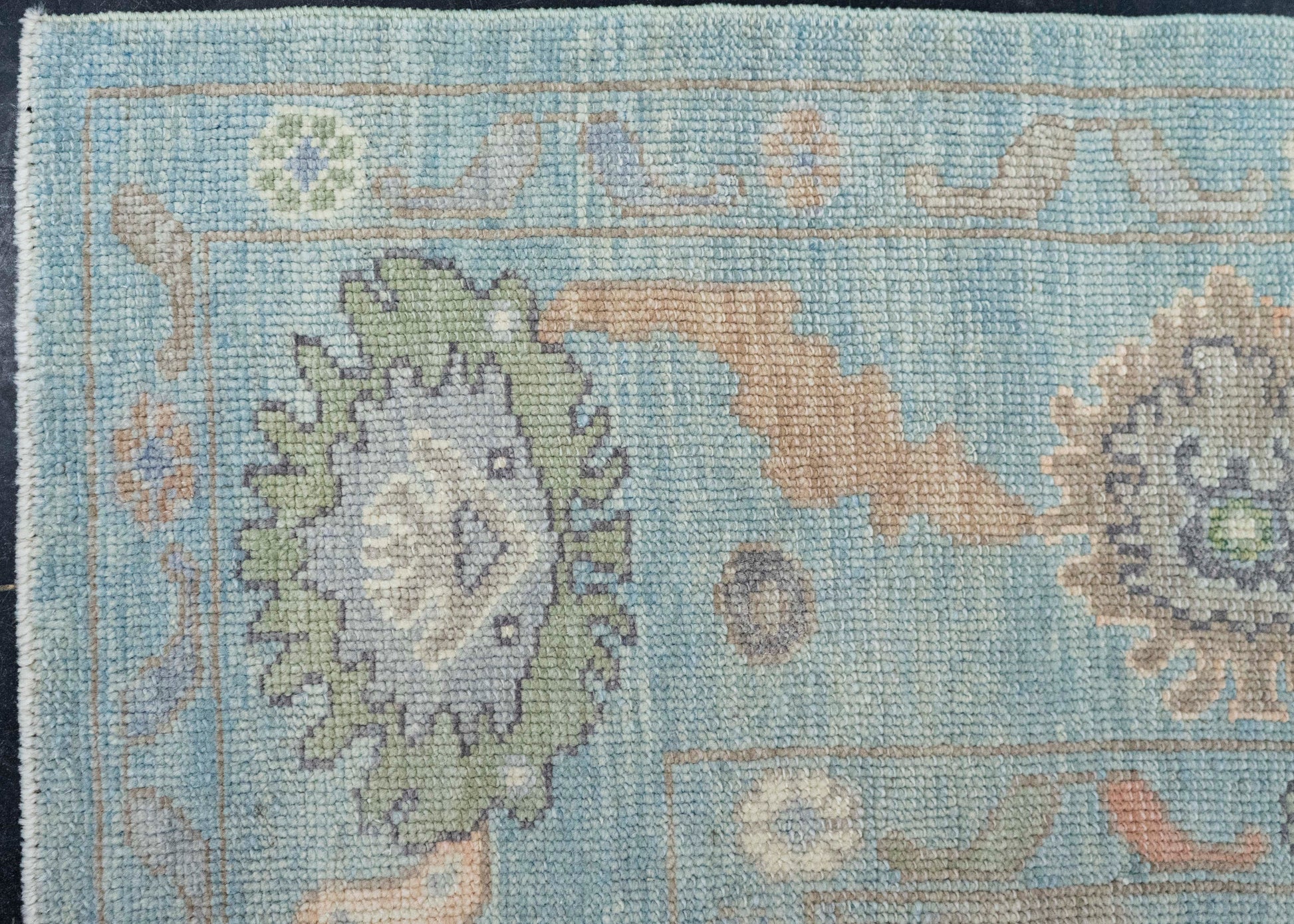 Turkish Oushak Rug 8'8" x 10'2" #20406