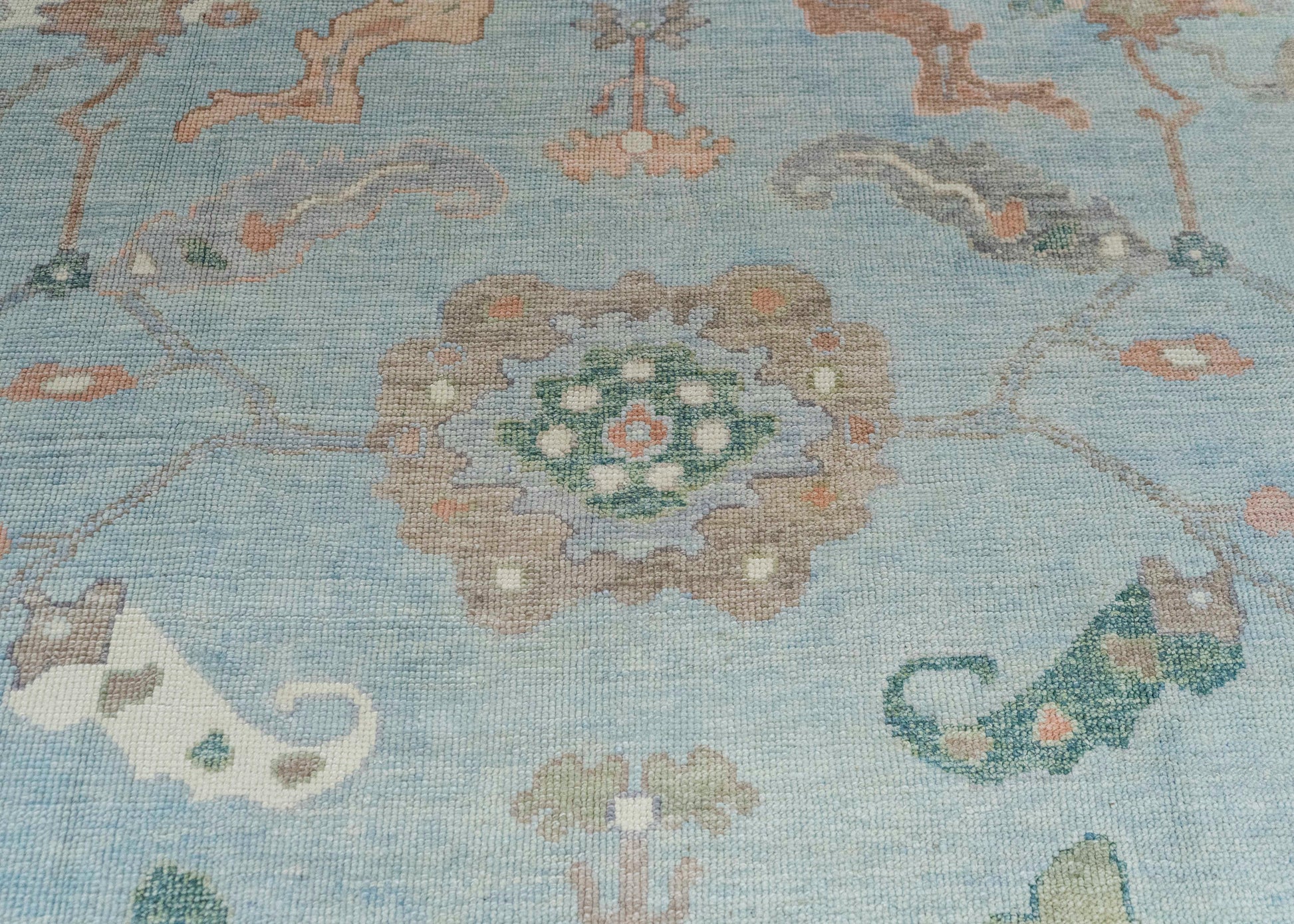 Turkish Oushak Rug 8'8" x 10'2" #20406