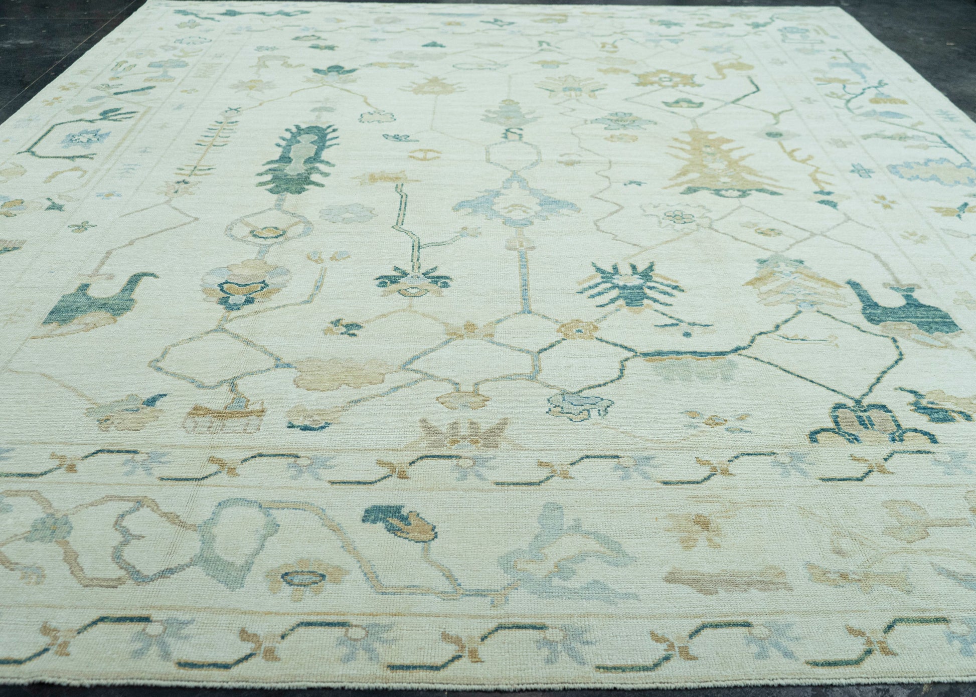 Turkish Oushak Rug 12'3" x 15'2" #20099