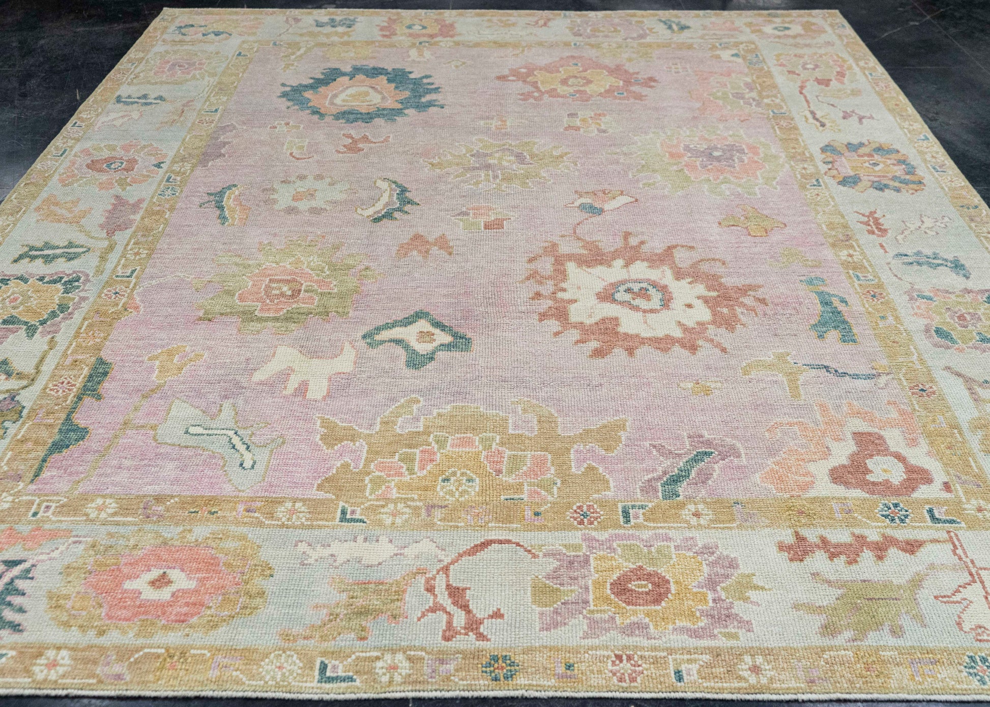 Turkish Oushak Rug 8'6" x 10'6" #20405