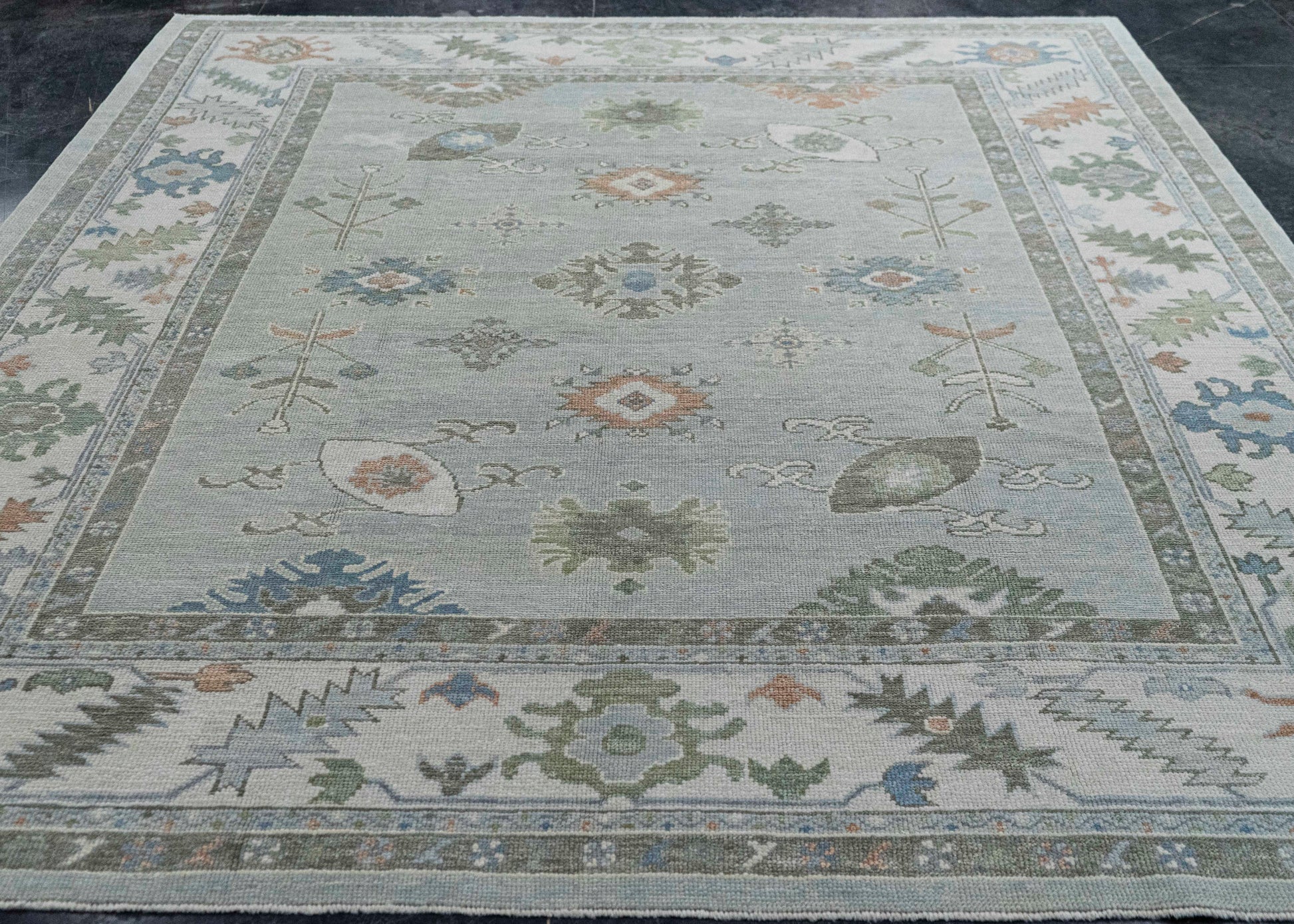 Turkish Oushak Rug 8'3" x 9'8" #20409