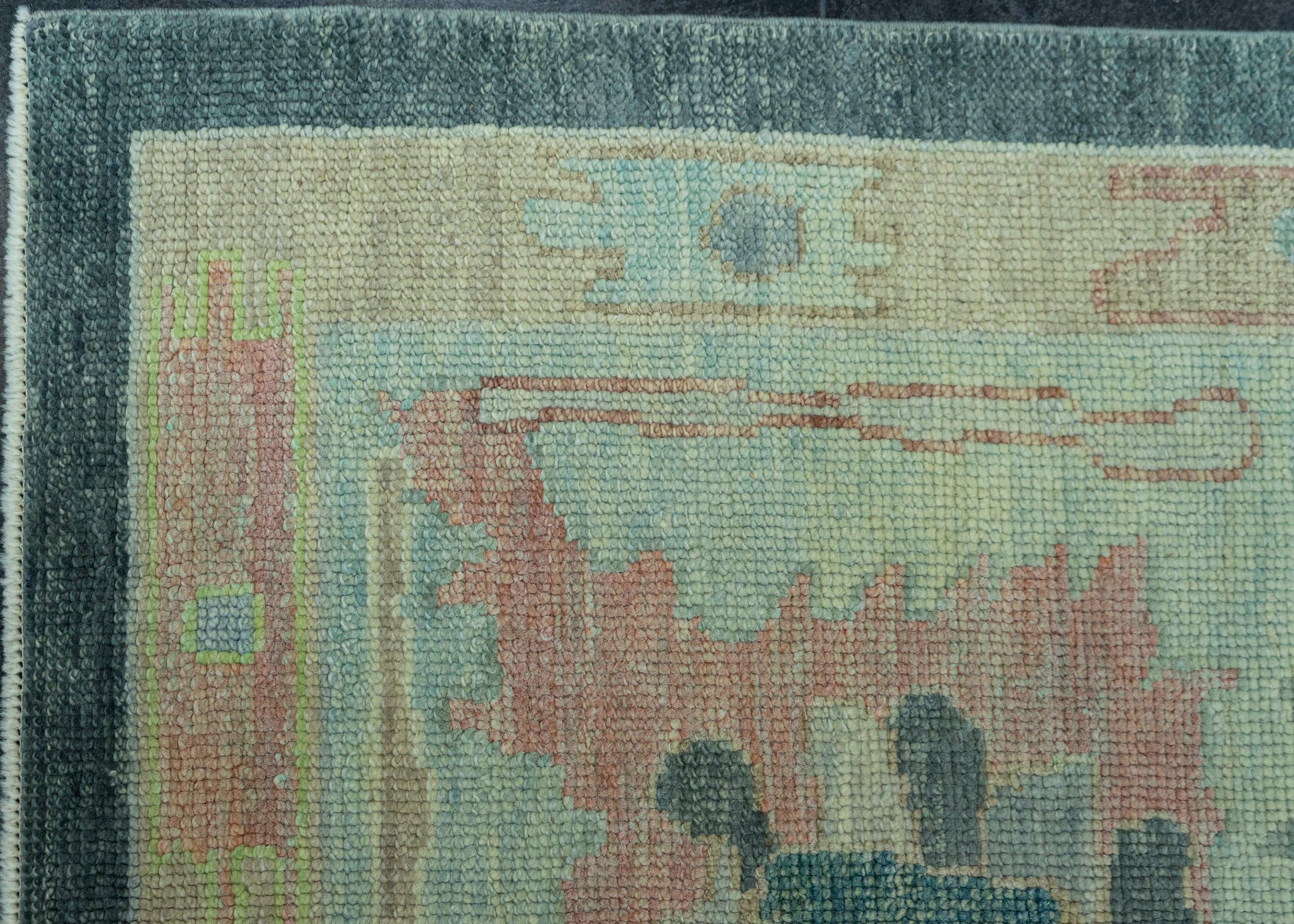 Turkish Oushak Rug 12'2" x 14'9" #19203
