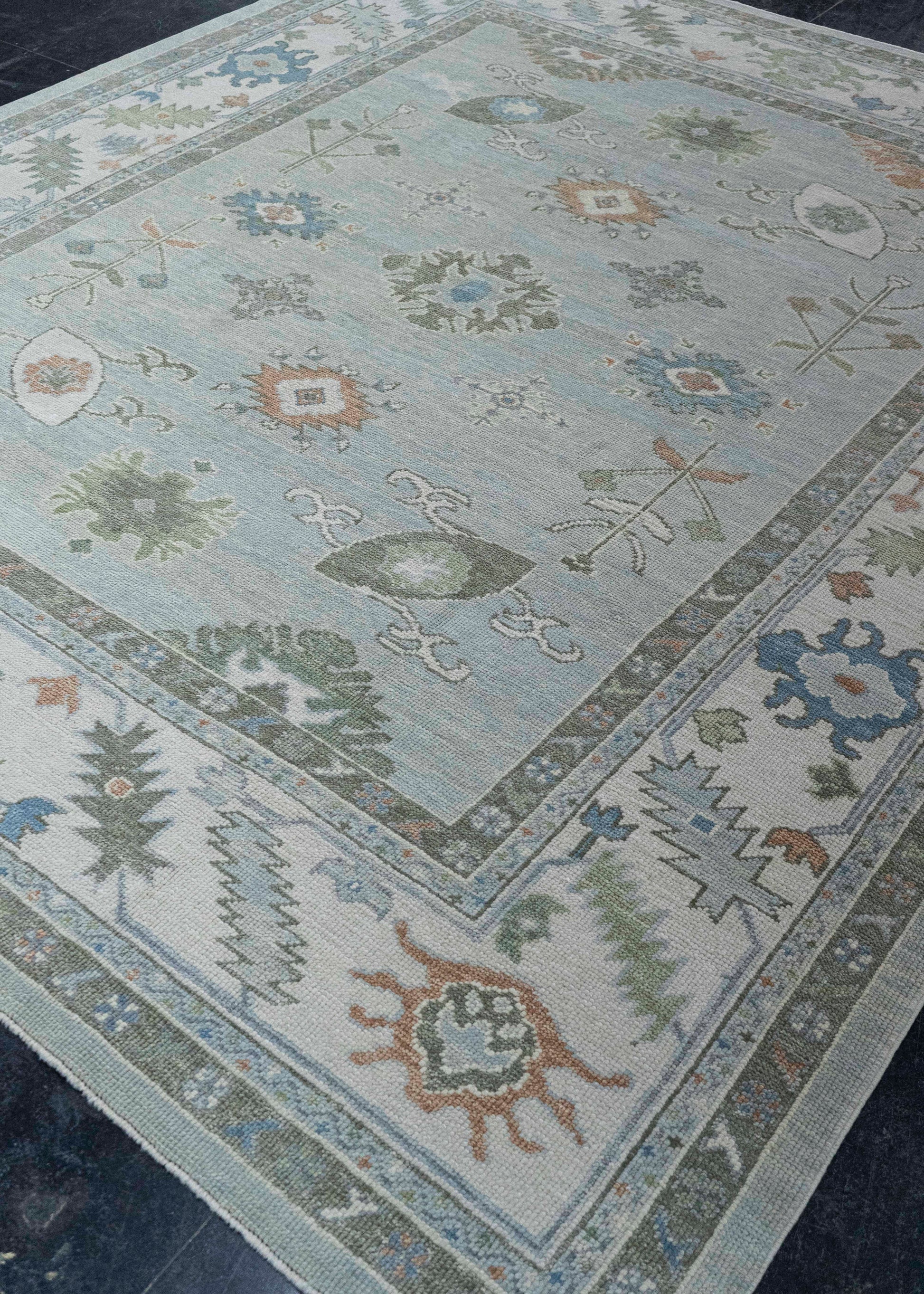 Turkish Oushak Rug 8'3" x 9'8" #20409