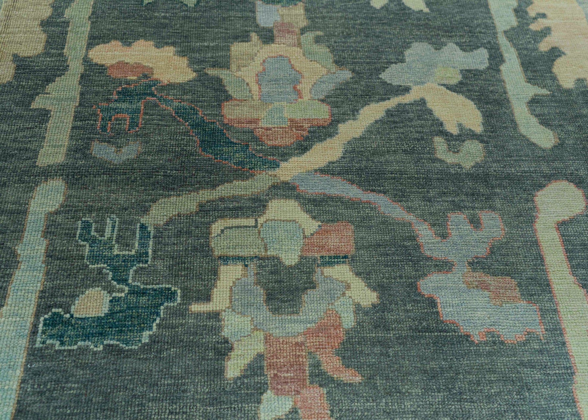Turkish Oushak Rug 12'2" x 14'9" #19203