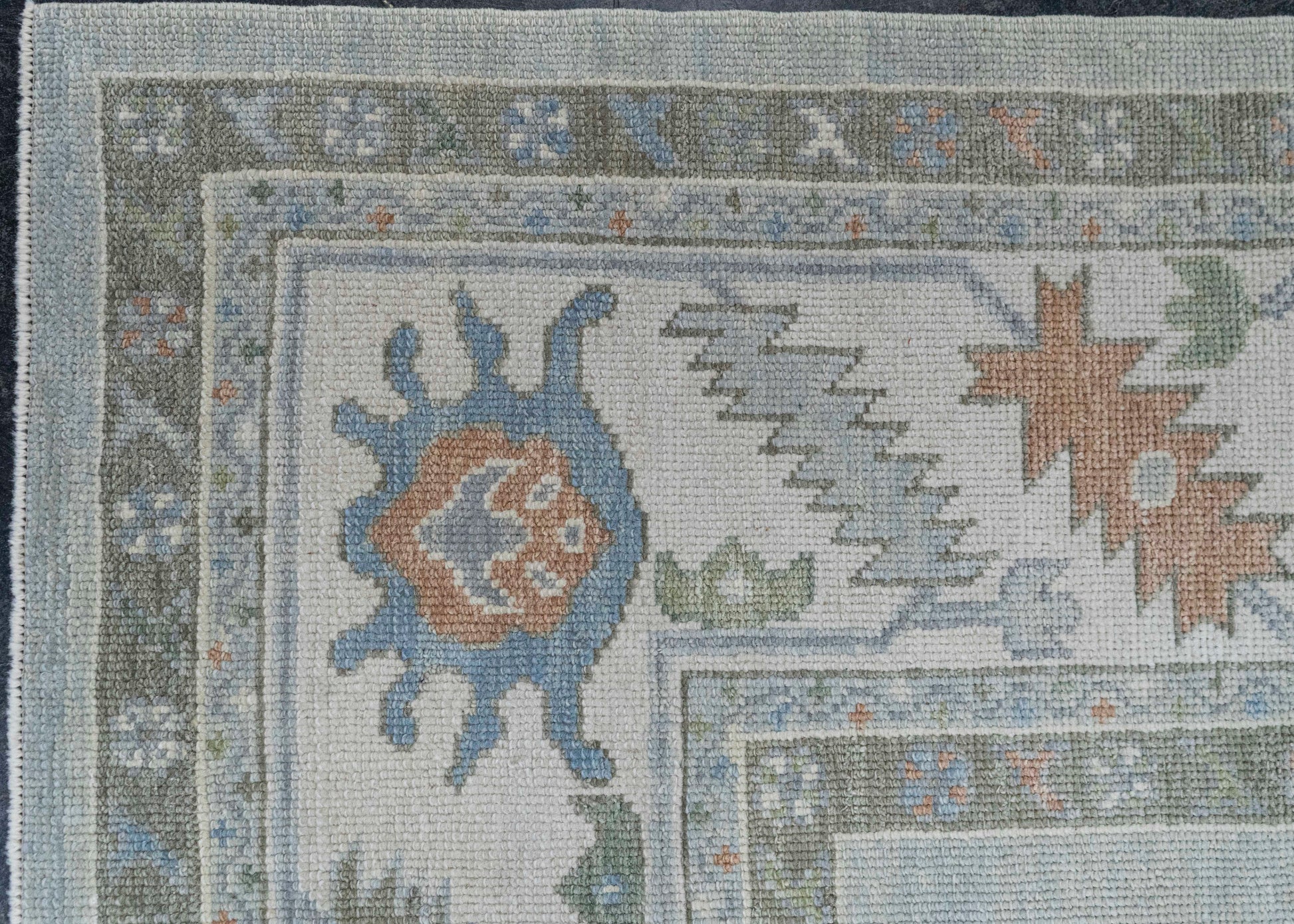 Turkish Oushak Rug 8'3" x 9'8" #20409