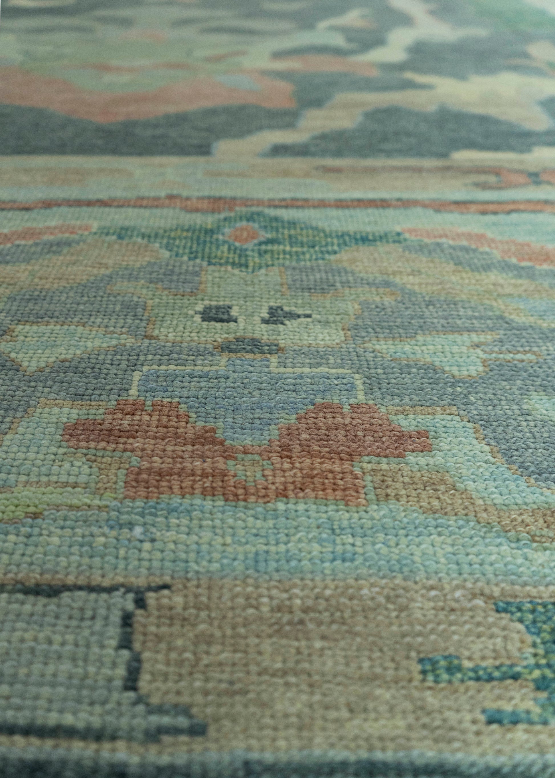 Turkish Oushak Rug 12'2" x 14'9" #19203