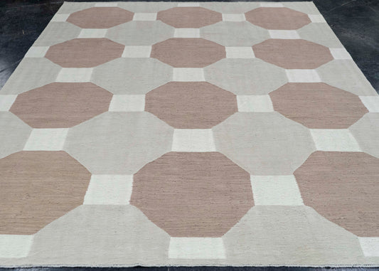 Turkish Kilim Oriental Handmade Flatweave 7'8" x 10'1" #20325