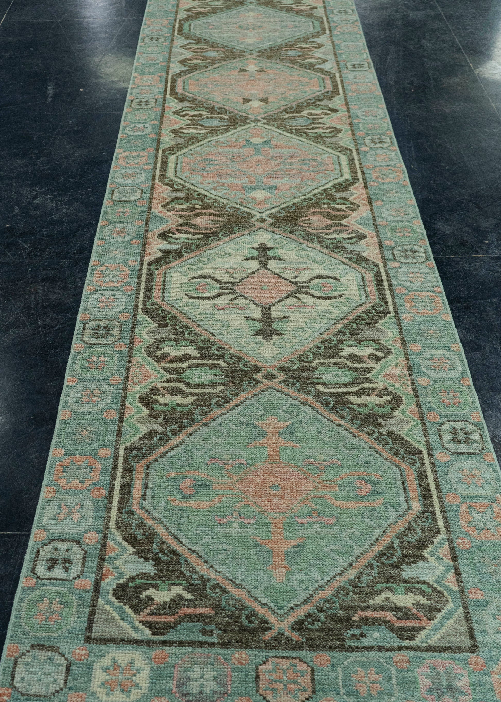 Turkish Oushak Rug 2'1" x 19'11" #20089