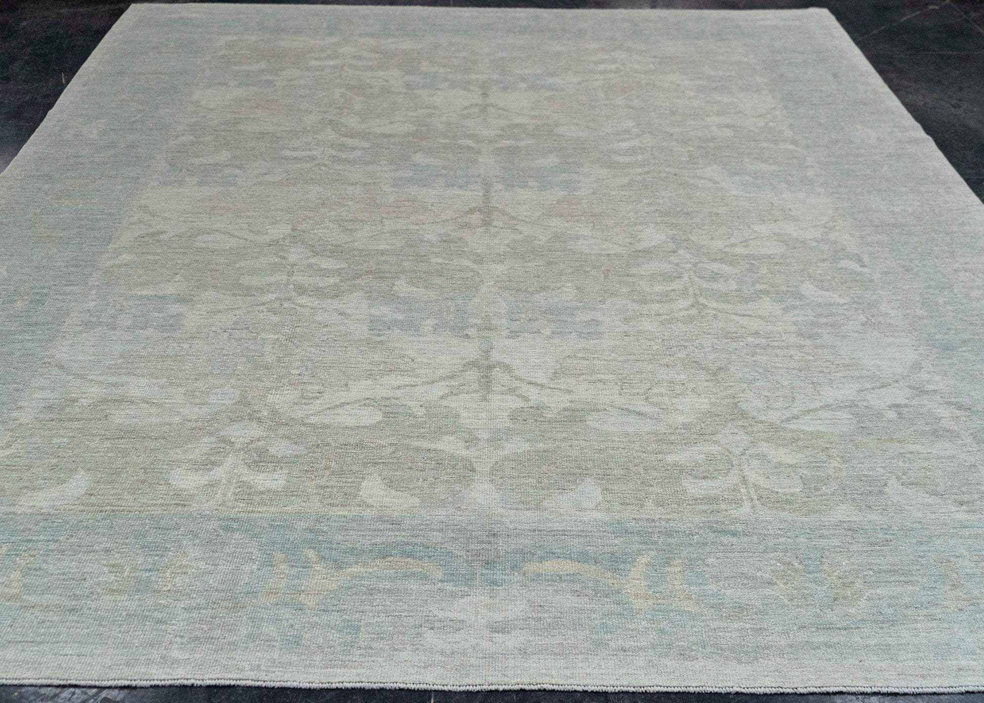 Turkish Oushak Antique Look Rug 8'2" x 9'10" #20340