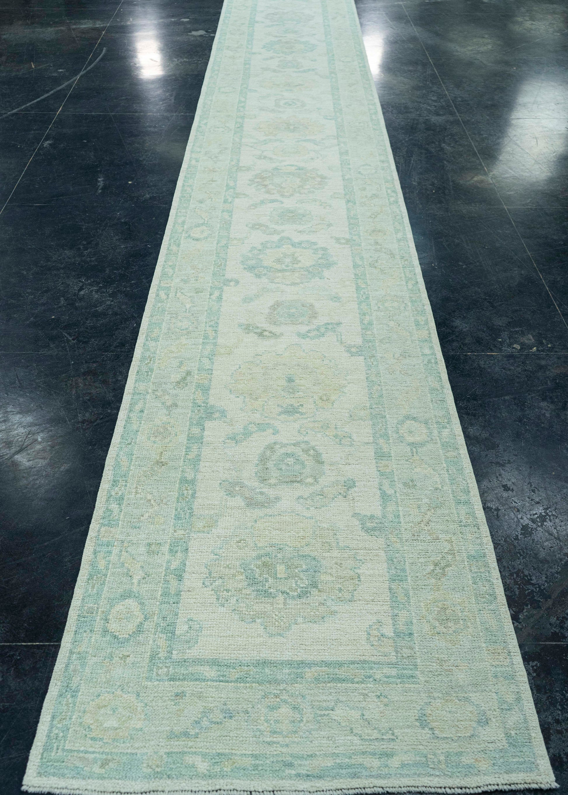 Turkish Oushak Rug 2'10" x 18'8" #19245
