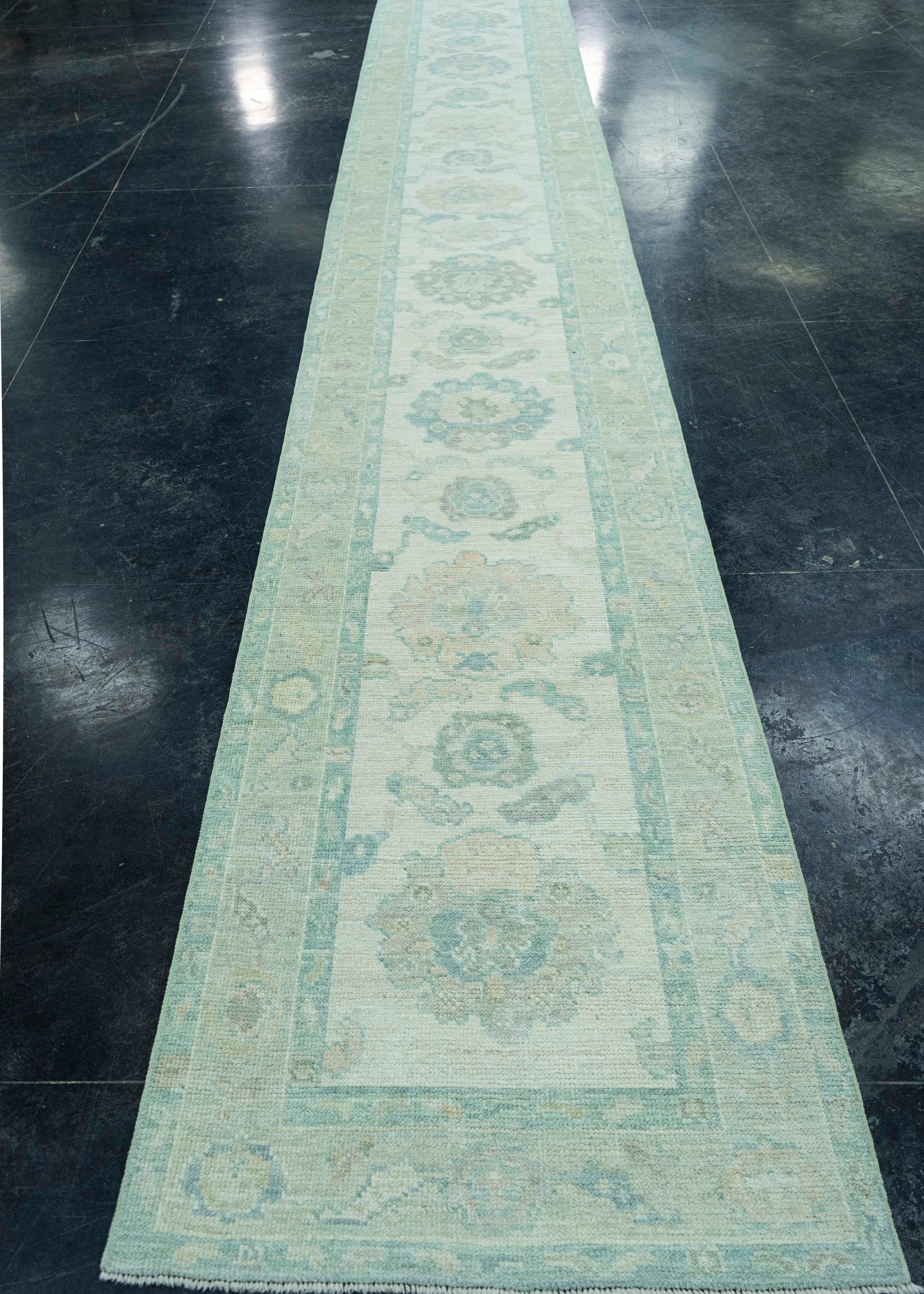Turkish Oushak Rug 2'8" x 18'8" #19274