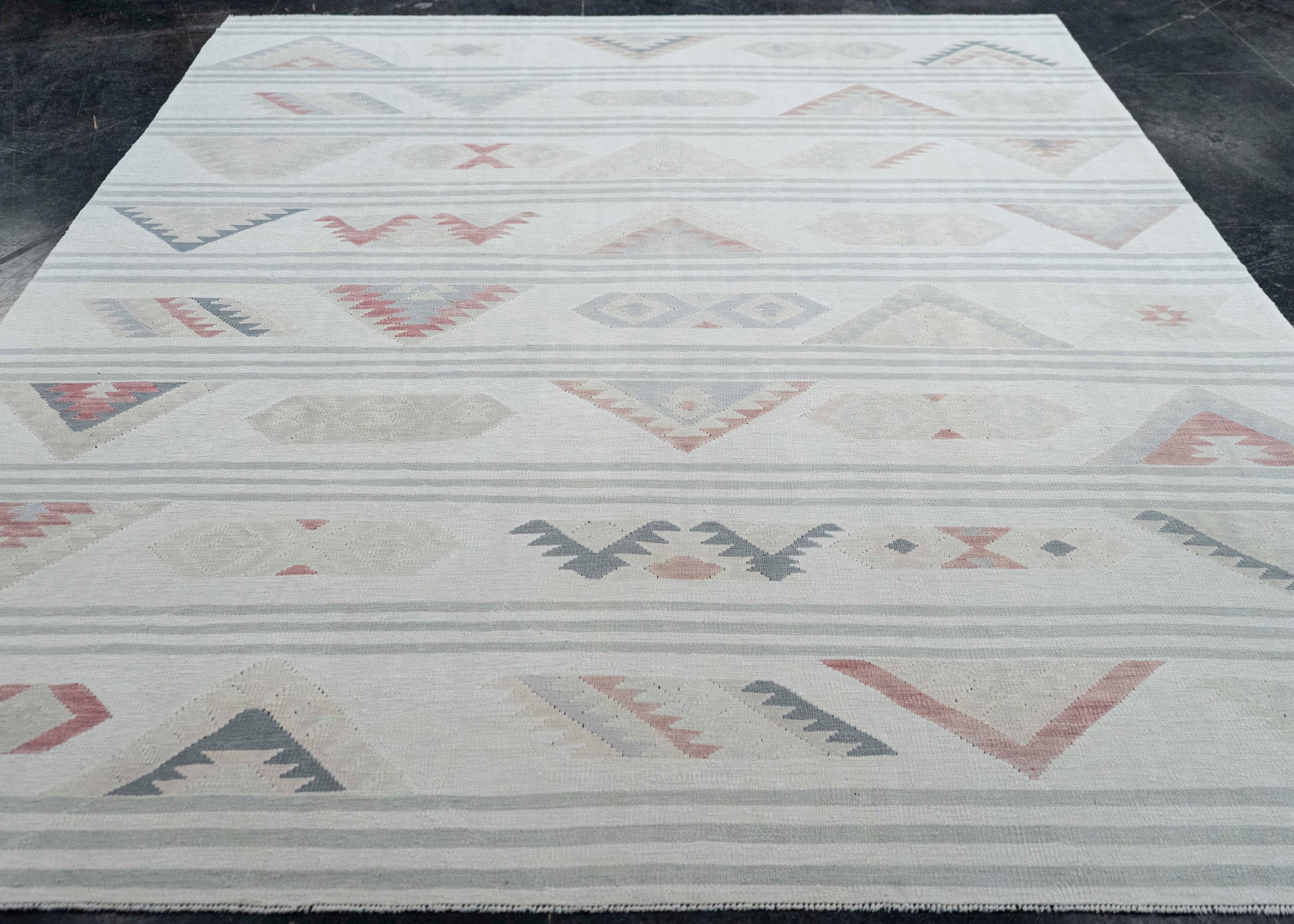 Turkish Kilim Oriental Handmade Flatweave 7'10" x 10'4" #20278