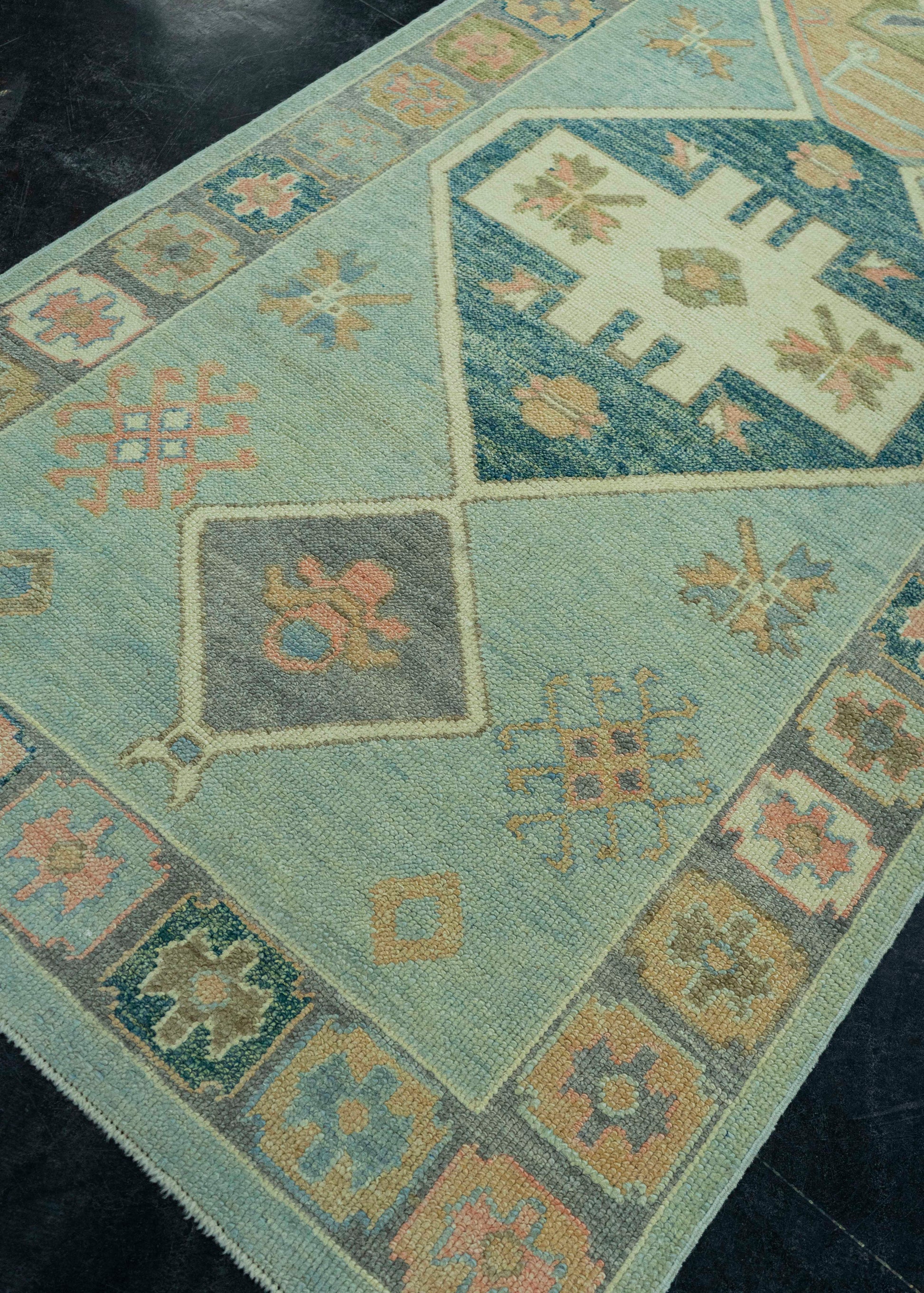 Turkish Oushak Rug 3'9" x 24'1" #20129