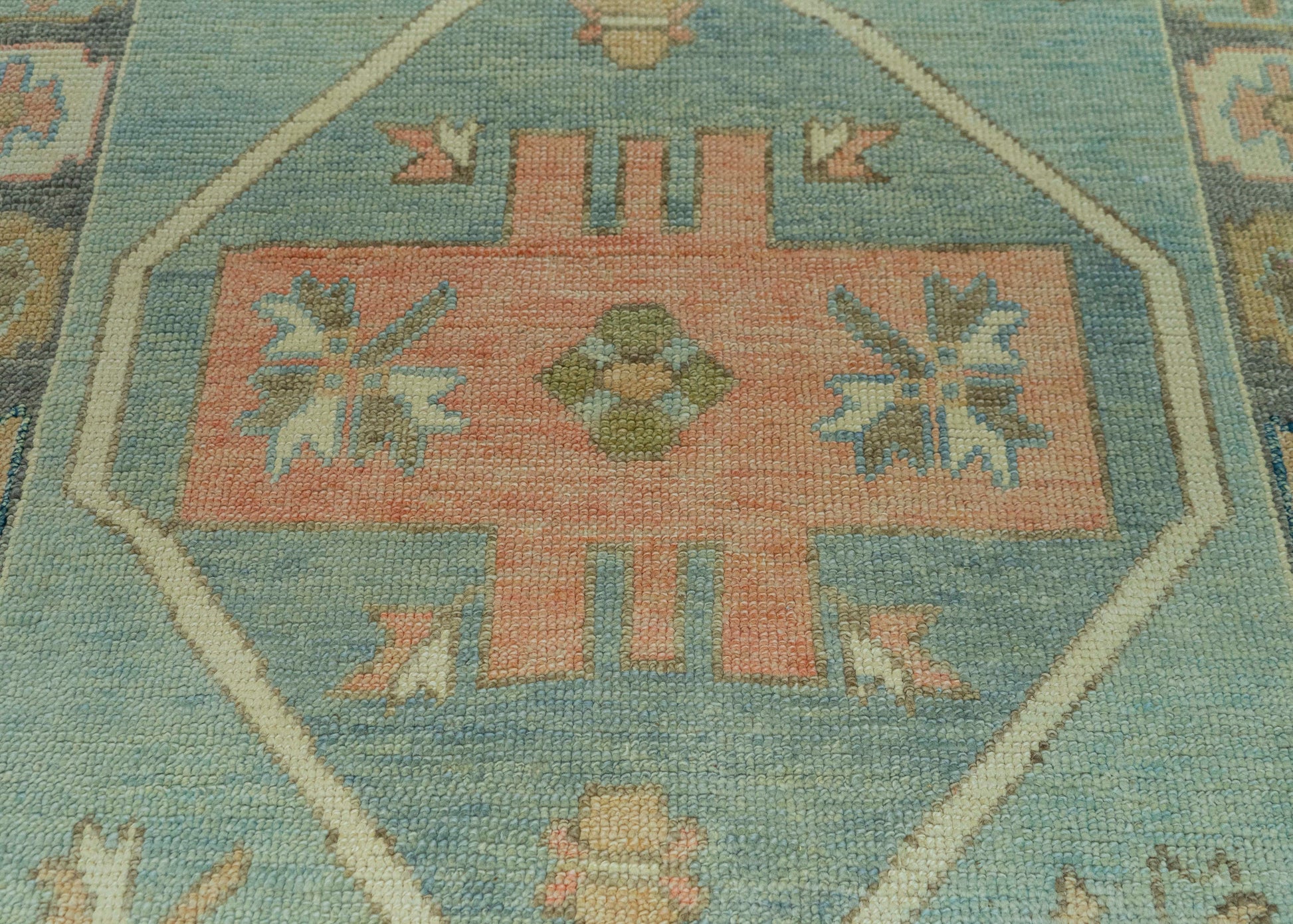 Turkish Oushak Rug 3'9" x 24'1" #20129
