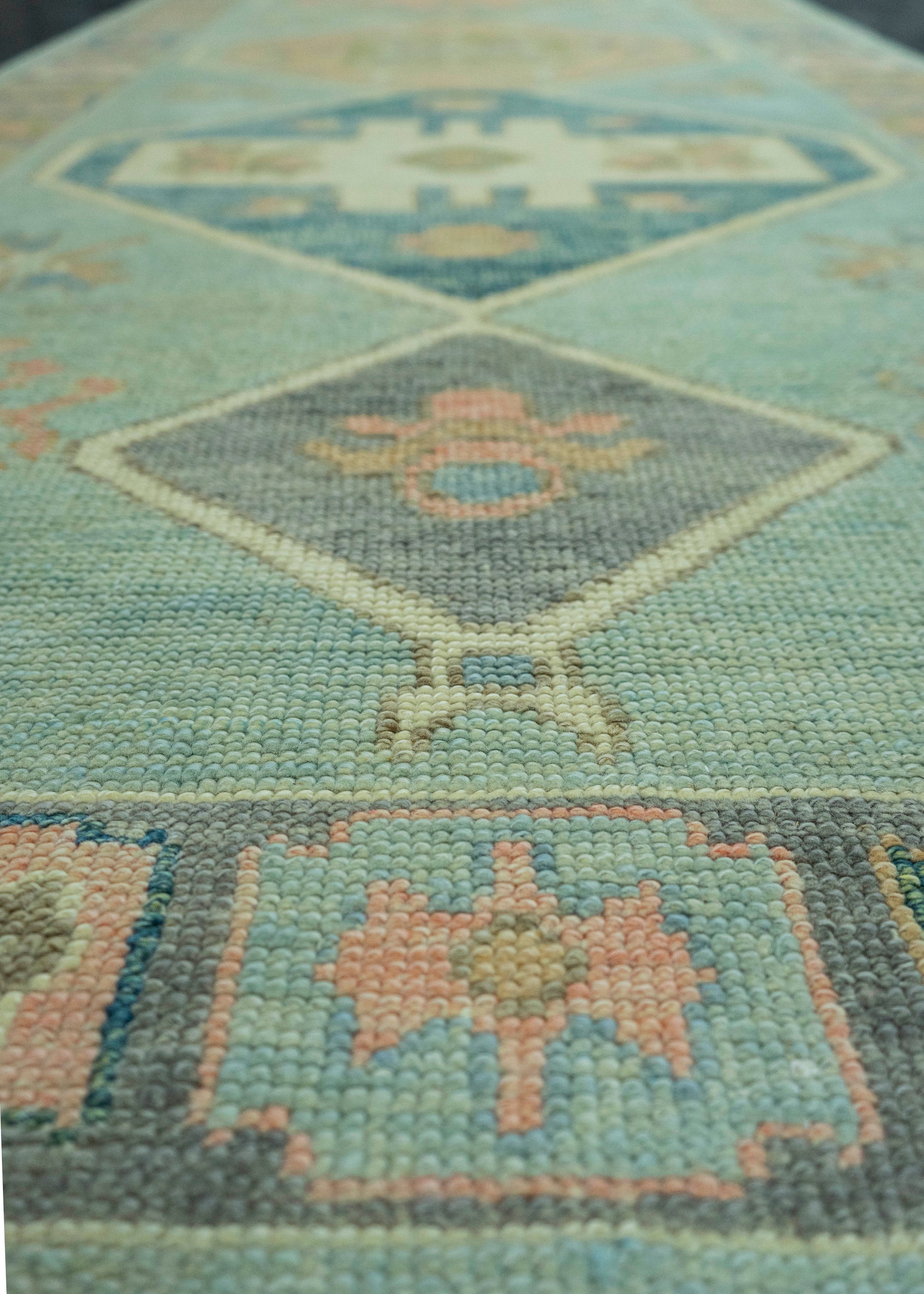 Turkish Oushak Rug 3'9" x 24'1" #20129