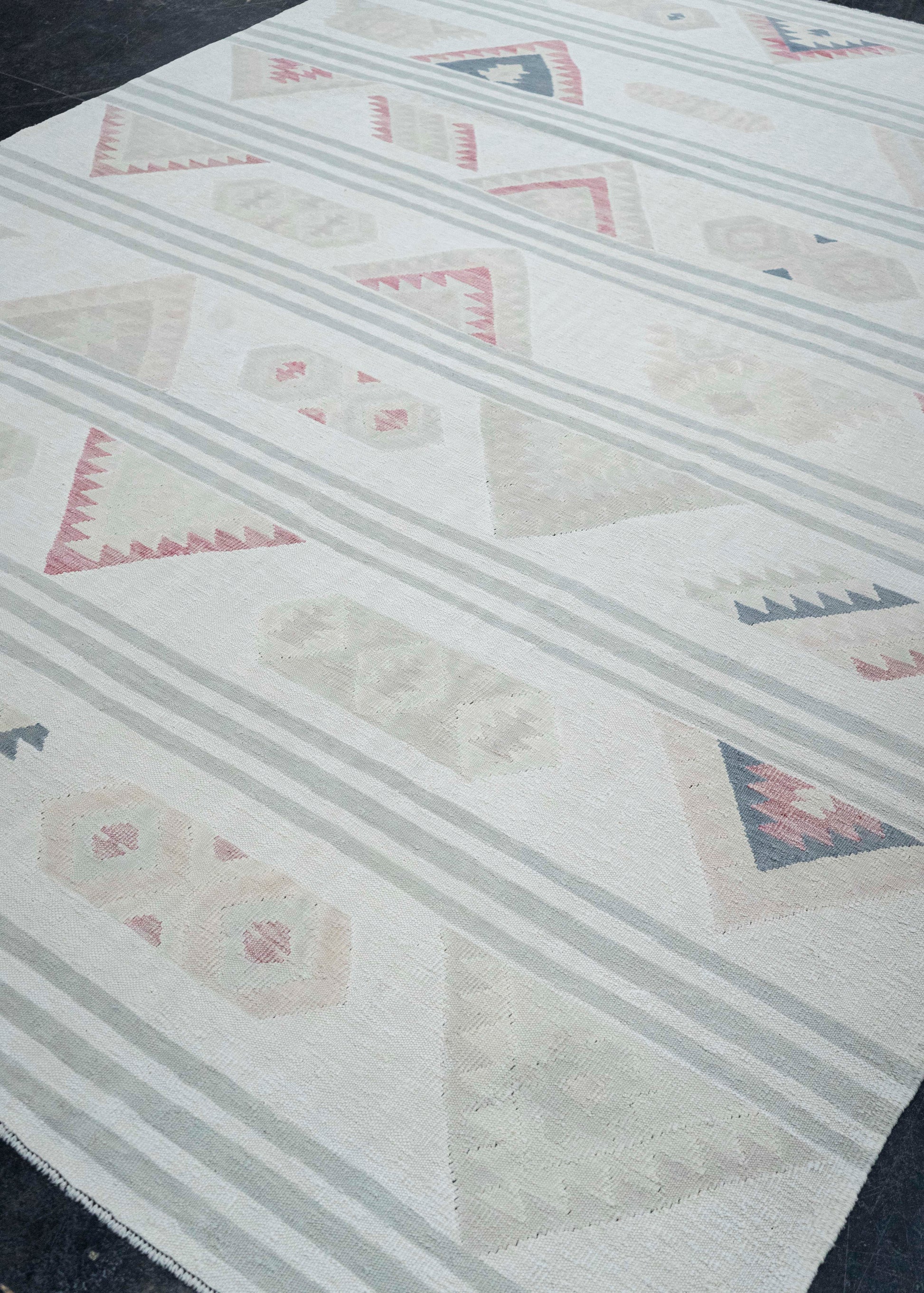 Turkish Kilim Oriental Handmade Flatweave 7'10" x 10'5" #20275