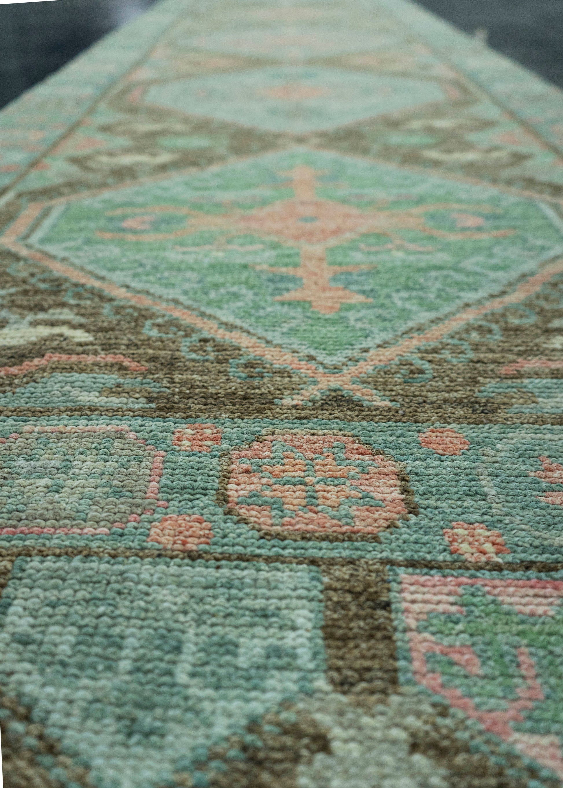 Turkish Oushak Rug 2'10" x 15'5" #20021