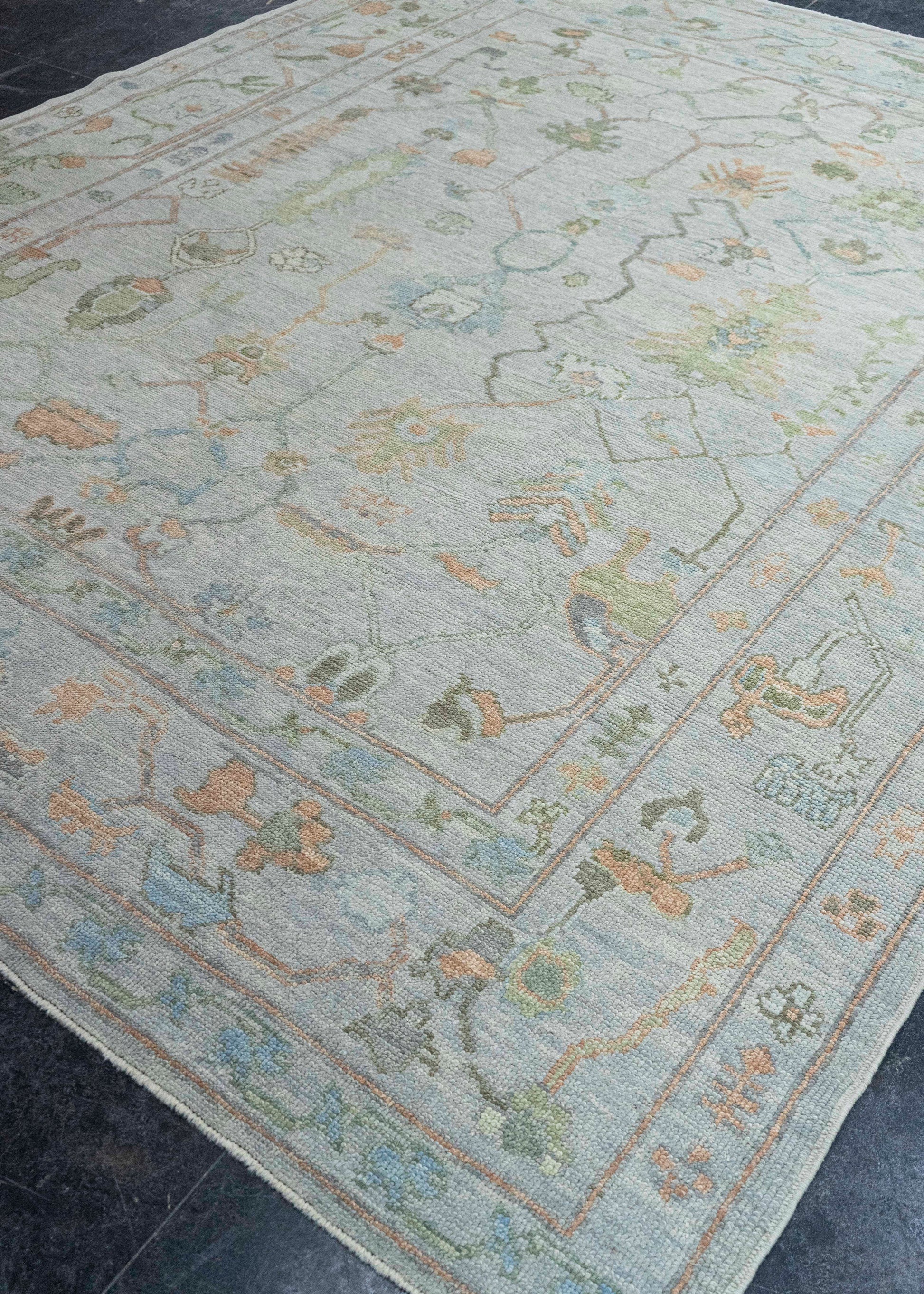 Turkish Oushak Rug 8'6" x 10'9" #20416