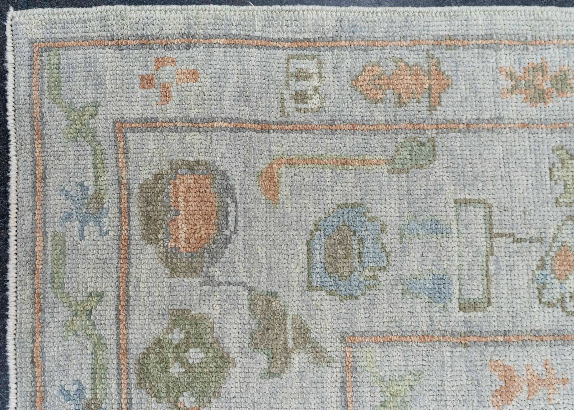 Turkish Oushak Rug 8'6" x 10'9" #20416