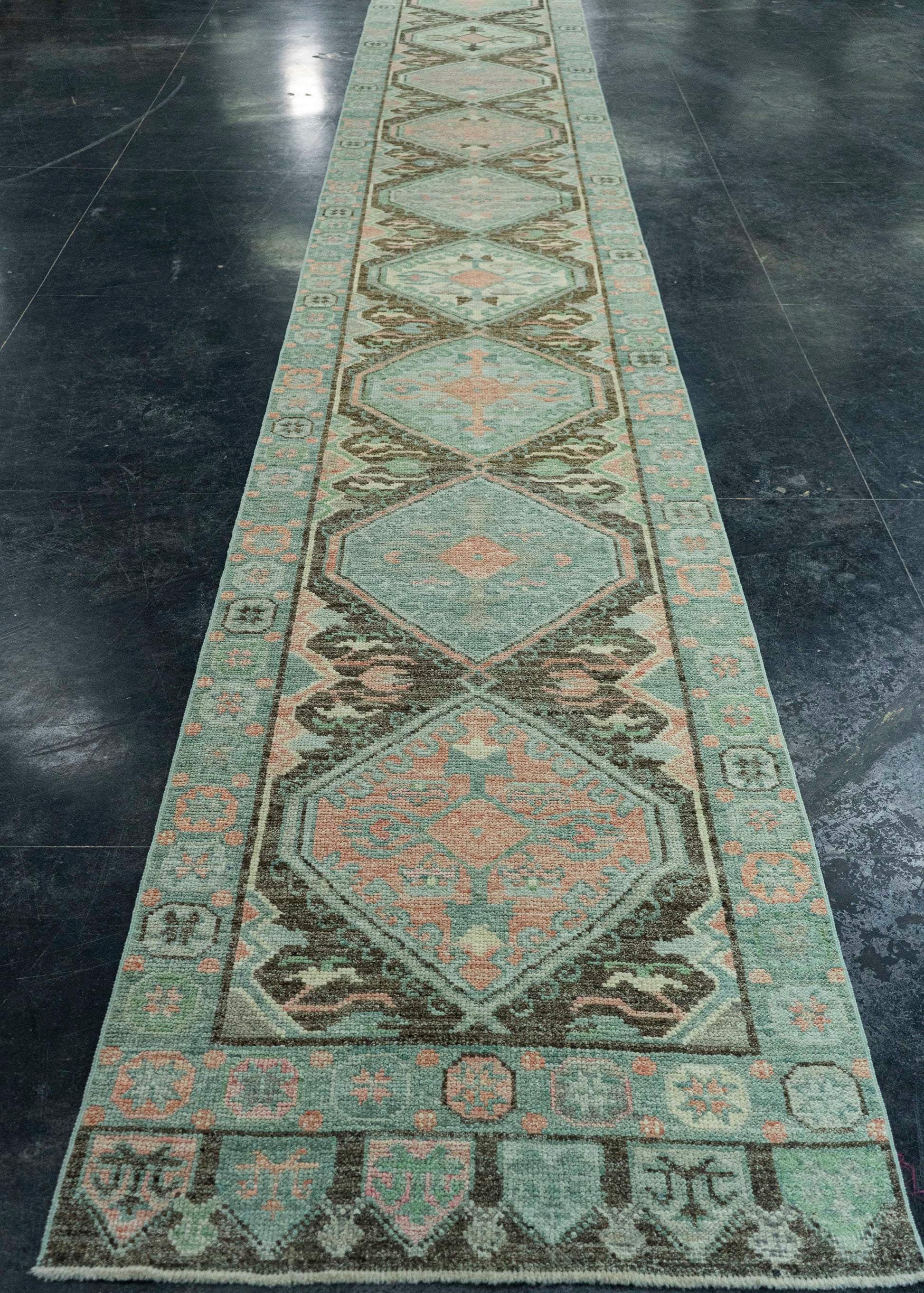 Turkish Oushak Rug 2'11" x 20'1" #20093