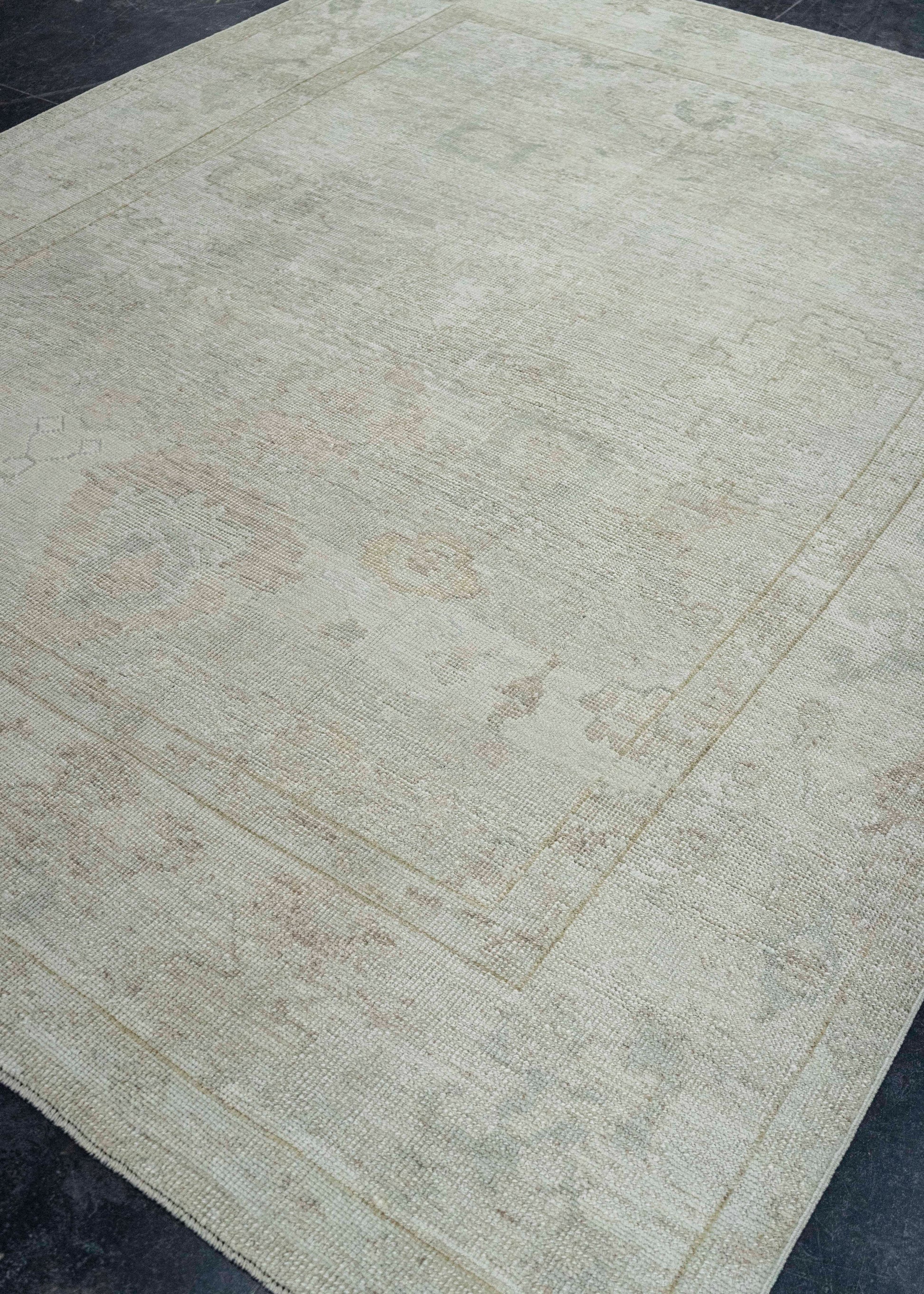 Turkish Oushak Rug 7'9" x 9'8" #20418